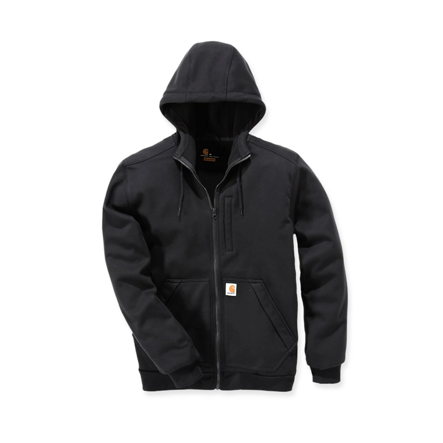 Carhartt 101759 Wind Fighter Hooded Sweatshirt - Relaxed Fit - Black - L-image