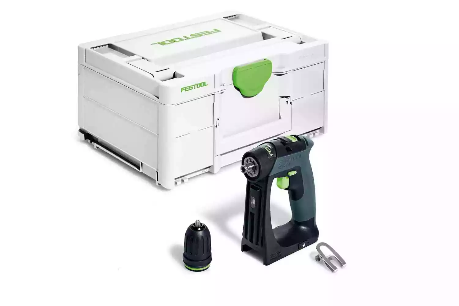 Festool CXS 18-Basic 18V Li-Ion accu schroefboormachine body in systainer - 40Nm-image