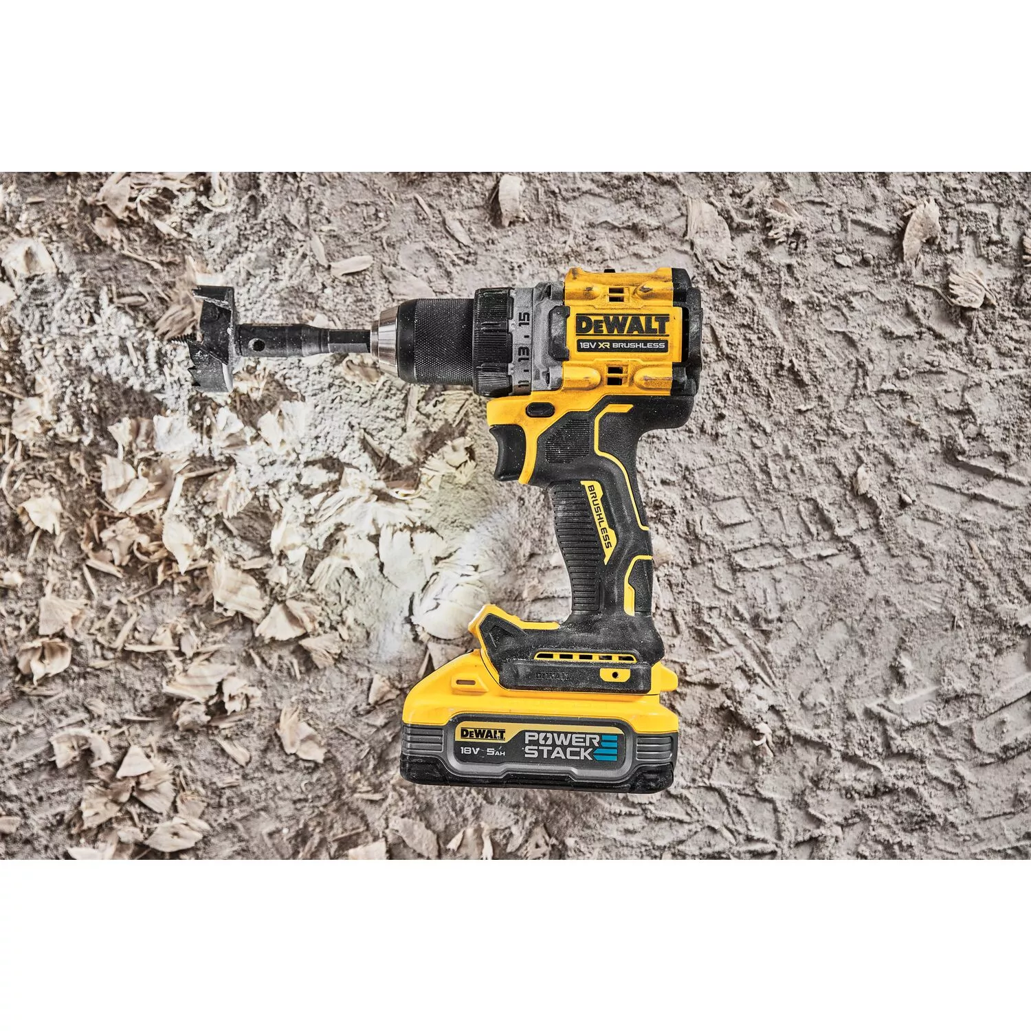 DeWALT DCD800H2T Batterie Li-ion 18 V Ensemble de perceuses à percussion (2 batteries 5,0 Ah) dans TSTAK-image