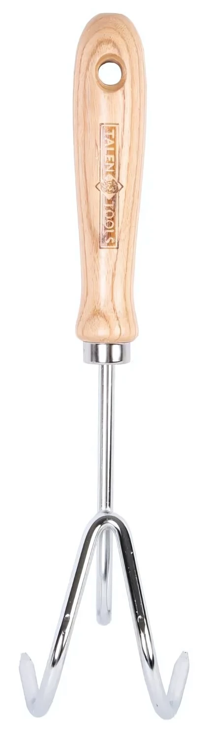 Talen Tools G75 Handkrabbertje - 3 tanden - Verzinkt staal - Essenhouten handvat