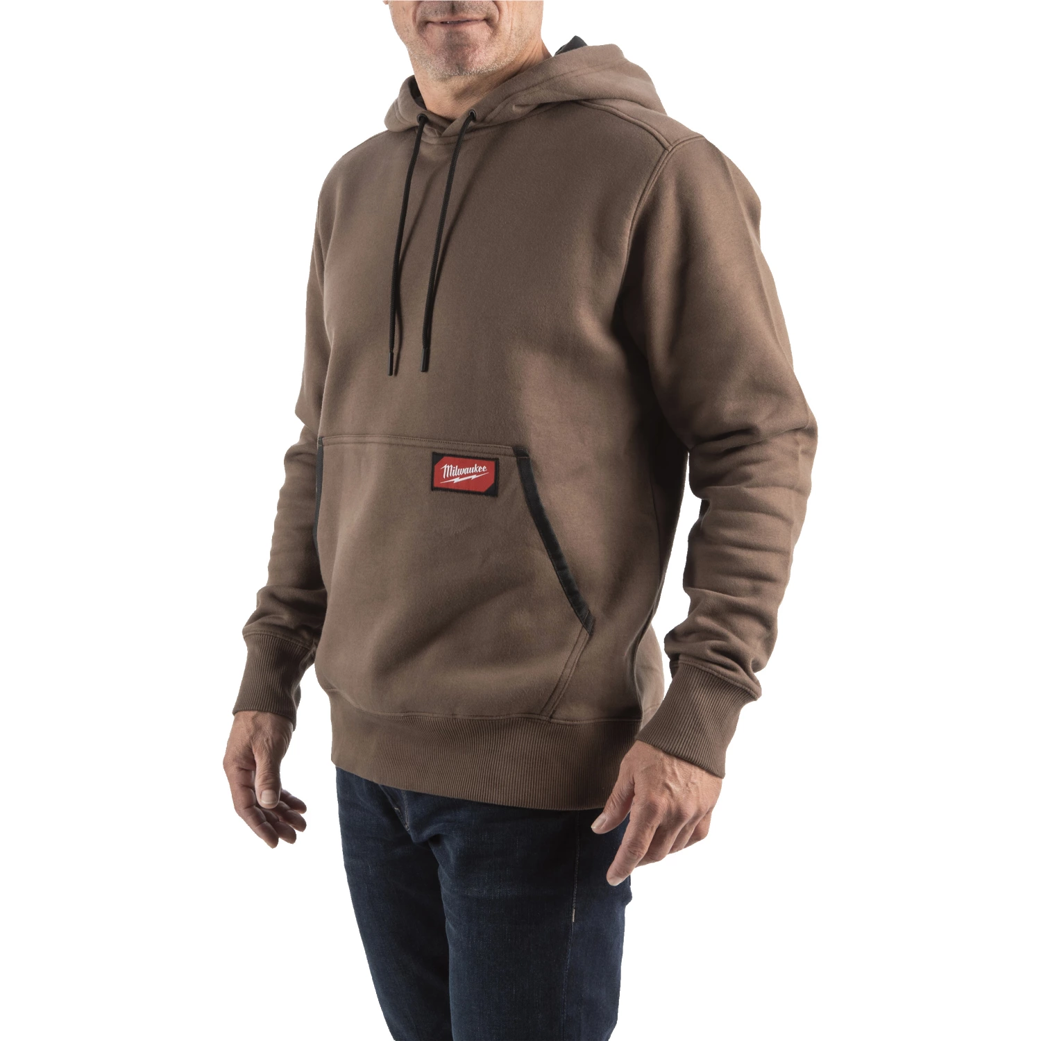 Milwaukee Work Hoodie midweight - bruin - XL-image