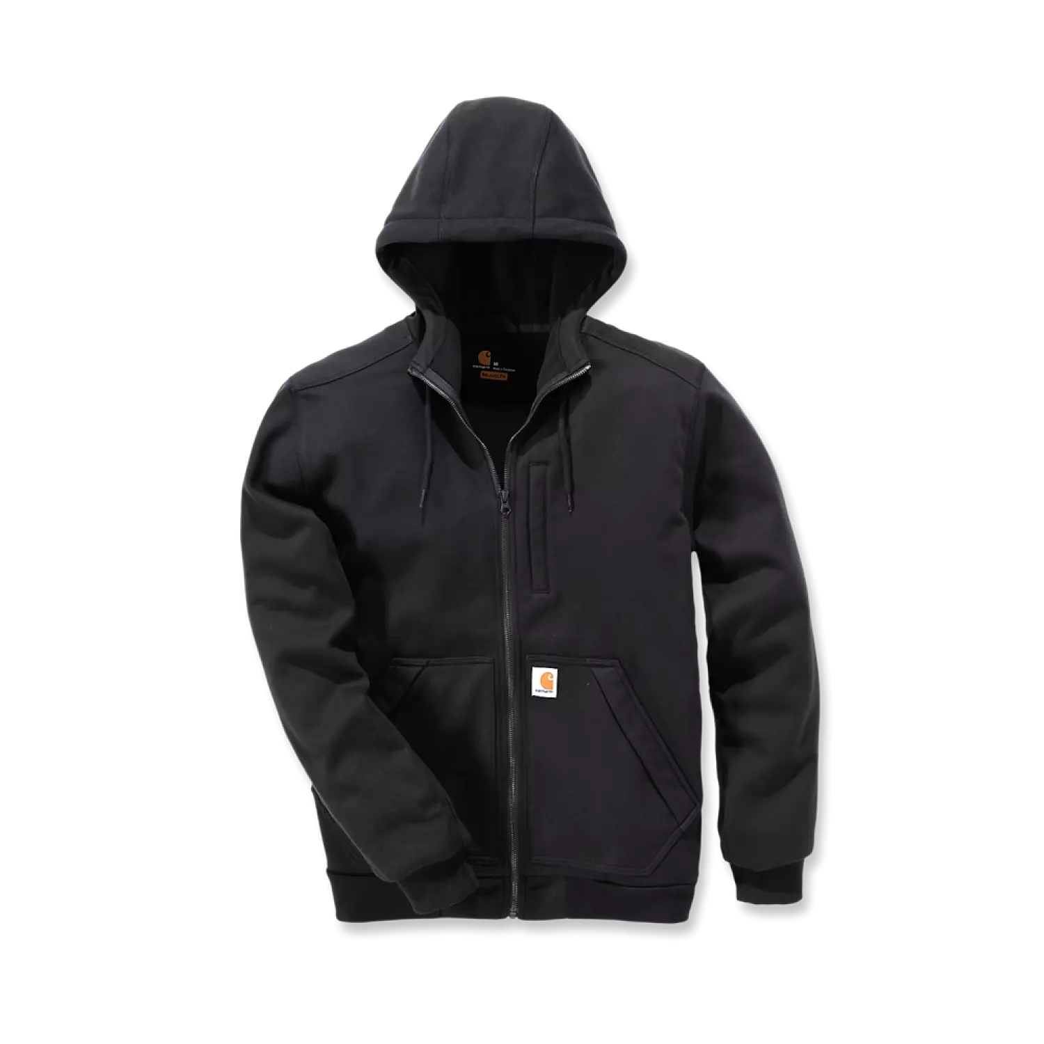 Carhartt Wind Fighter Hooded Sweatshirt Black - XS-image