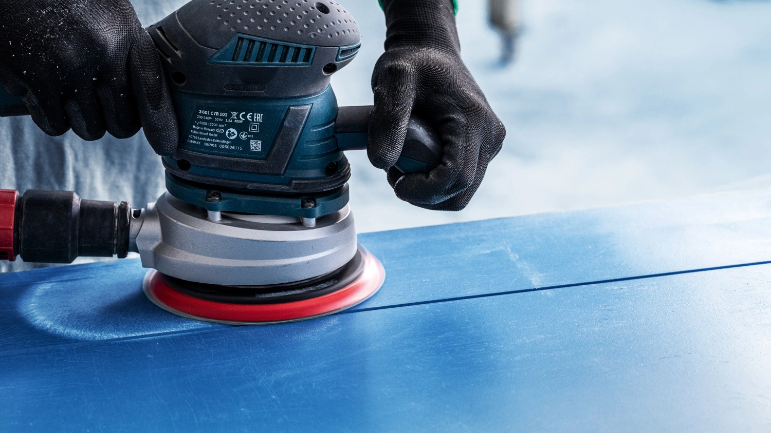 Bosch 2608901143 EXPERT Schuurvel C470 Best for Wood and Paint - 150mm - K240 - multiperforatie (50st)-image