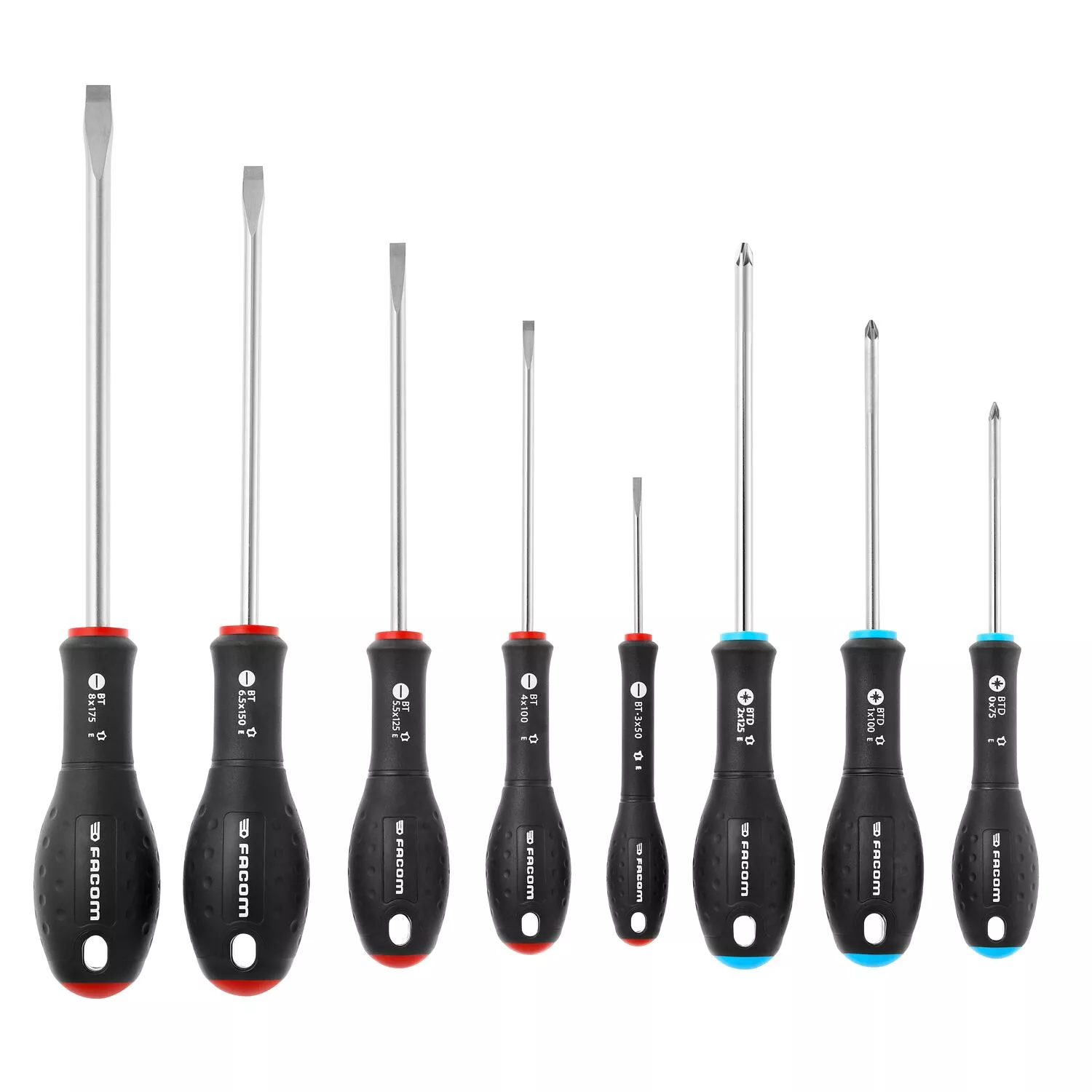 Facom BTDJ8PB jeu de tournevis Ergotwist 5 pièces - PZ/SL