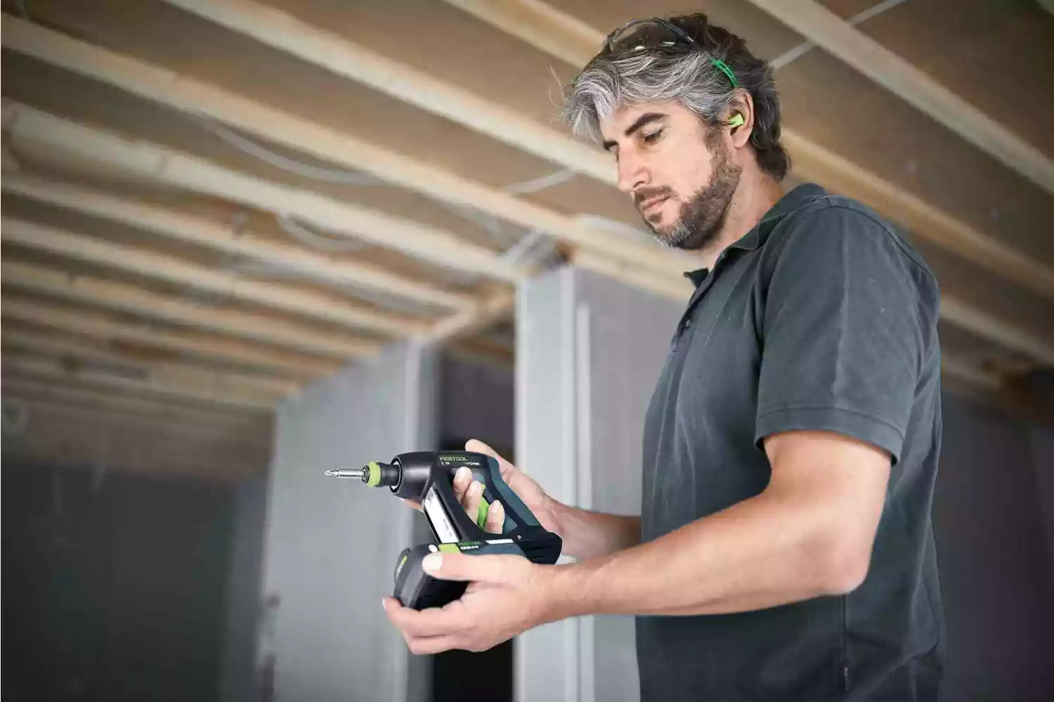 Festool C 18 HPC 4,0 I-Set 18V Li-Ion accu schroefboormachine set (2x 4,0Ah) in systainer - 45Nm-image