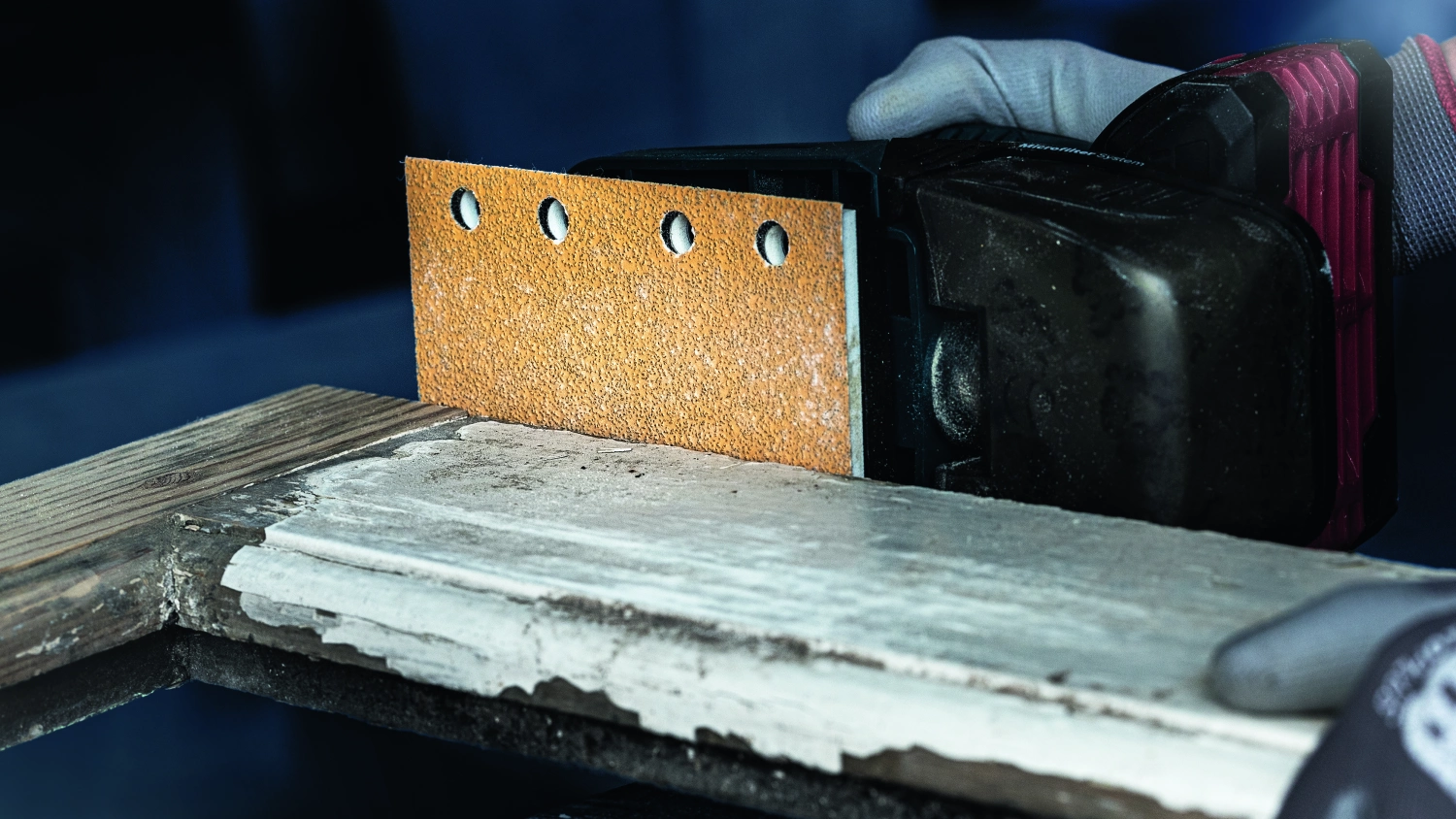 Bosch EXPERT 2608900883 - EXPERT Abrasif C470 Best for Wood and Paint, 80 x 133 mm, grain 240, 8 trous, 10x-image