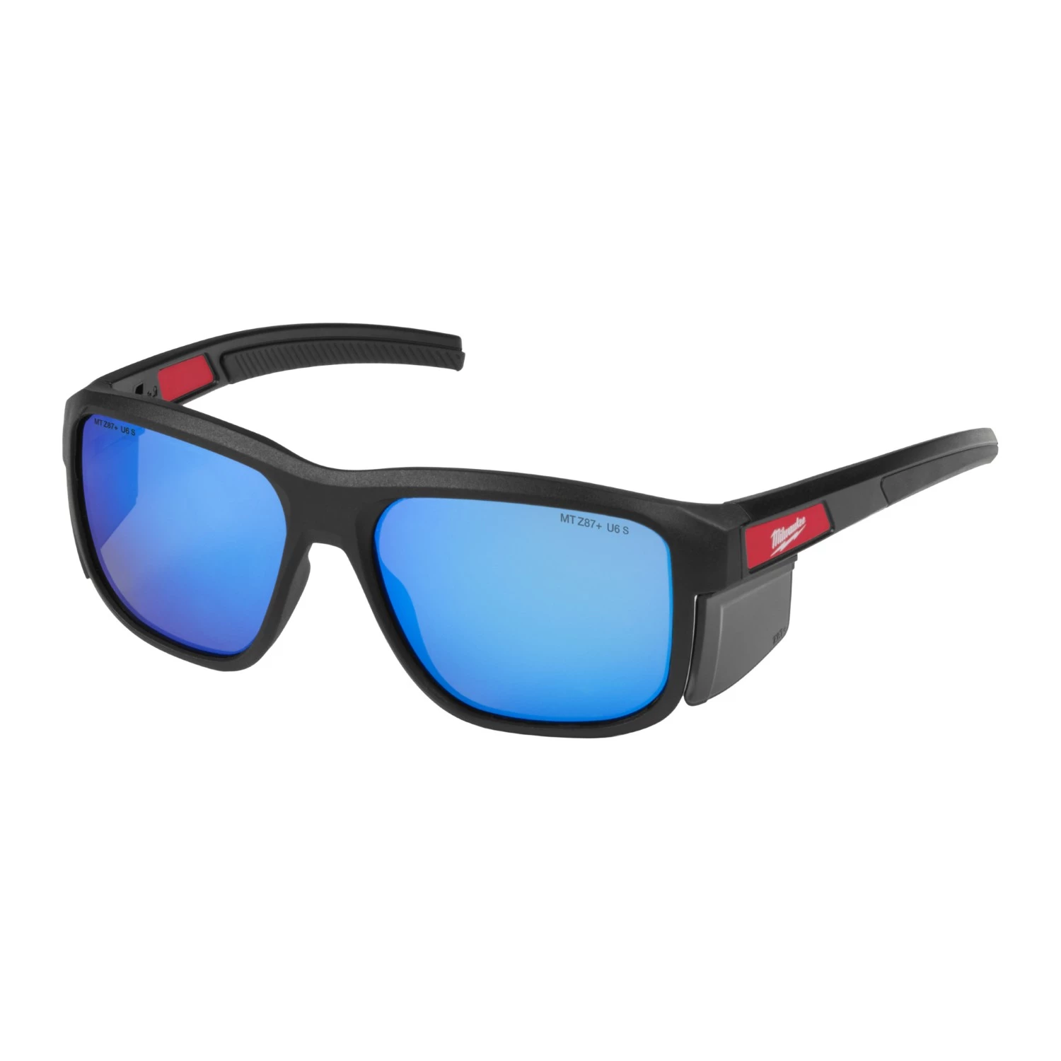 Milwaukee Lunettes de sécurité - avec monture - polarisées - bleu/vert-image