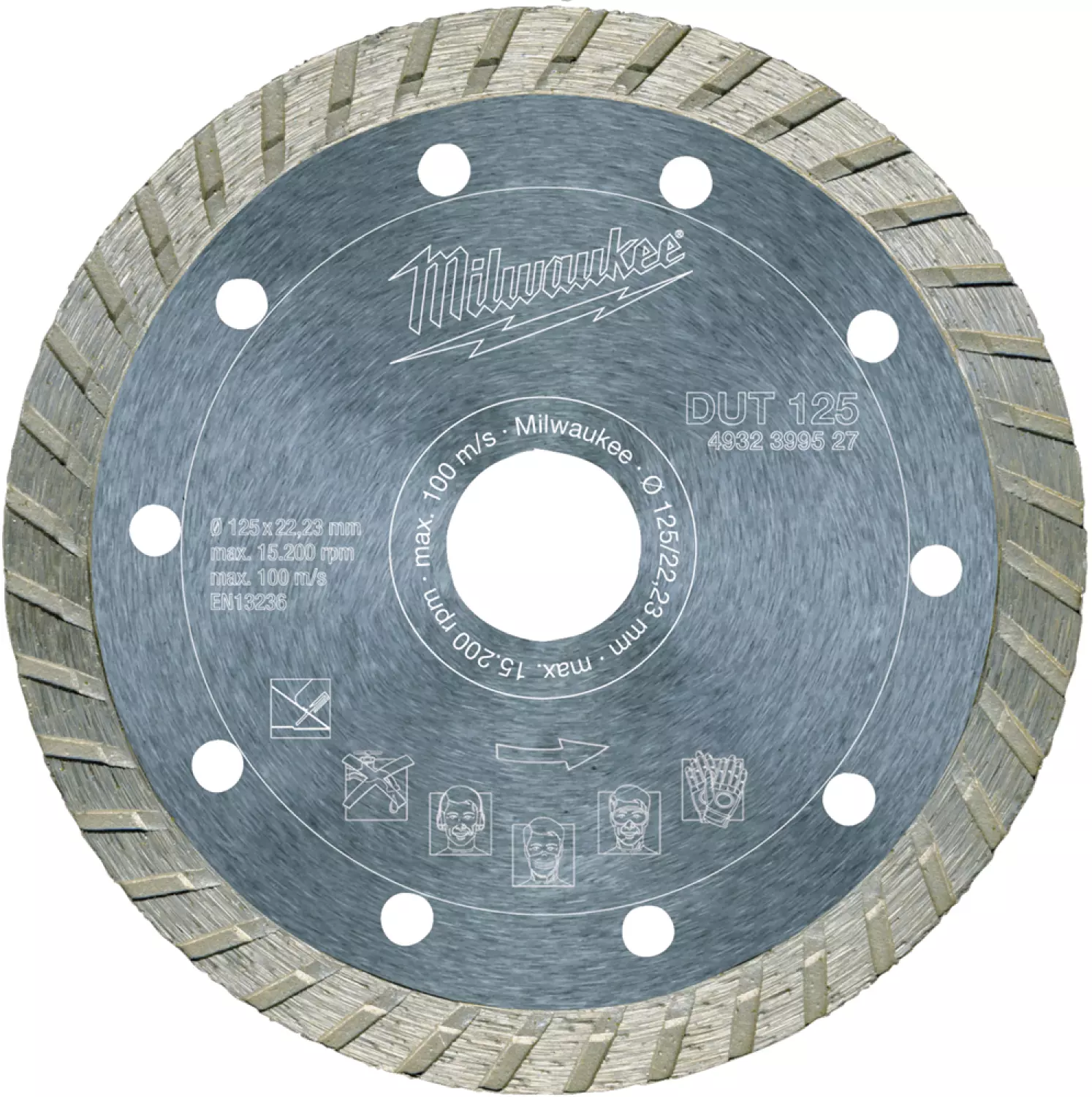 Milwaukee DUT 125 Disque diamant - Ø Disque 125mm-image