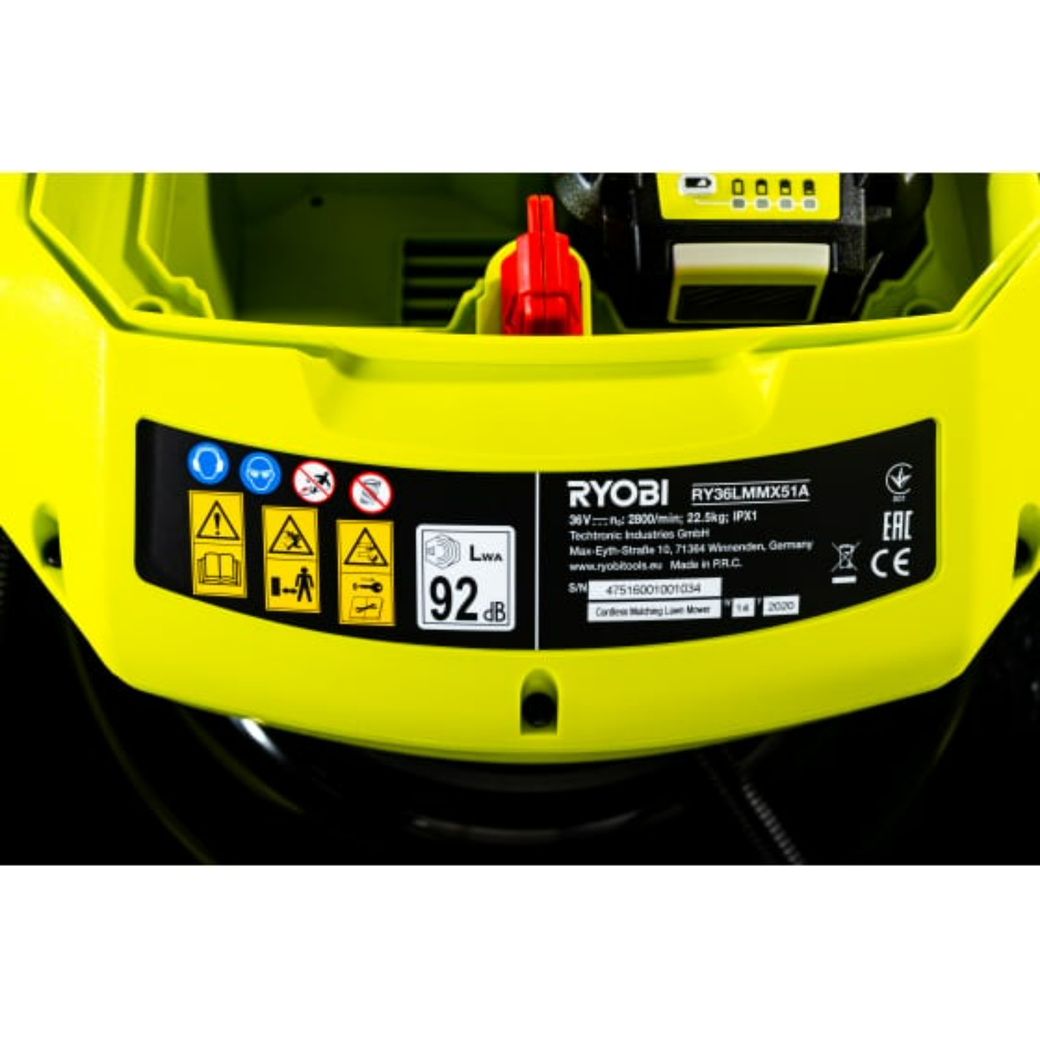 Ryobi RY36LMMX51A-150 Tondeuse sans fil-image