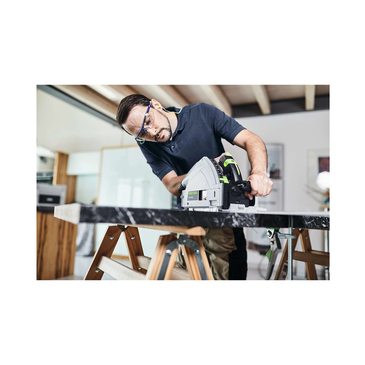 Festool TS 55 FEBQ-Plus Invalcirkelzaagmachine in systainer - 1200W - 160mm