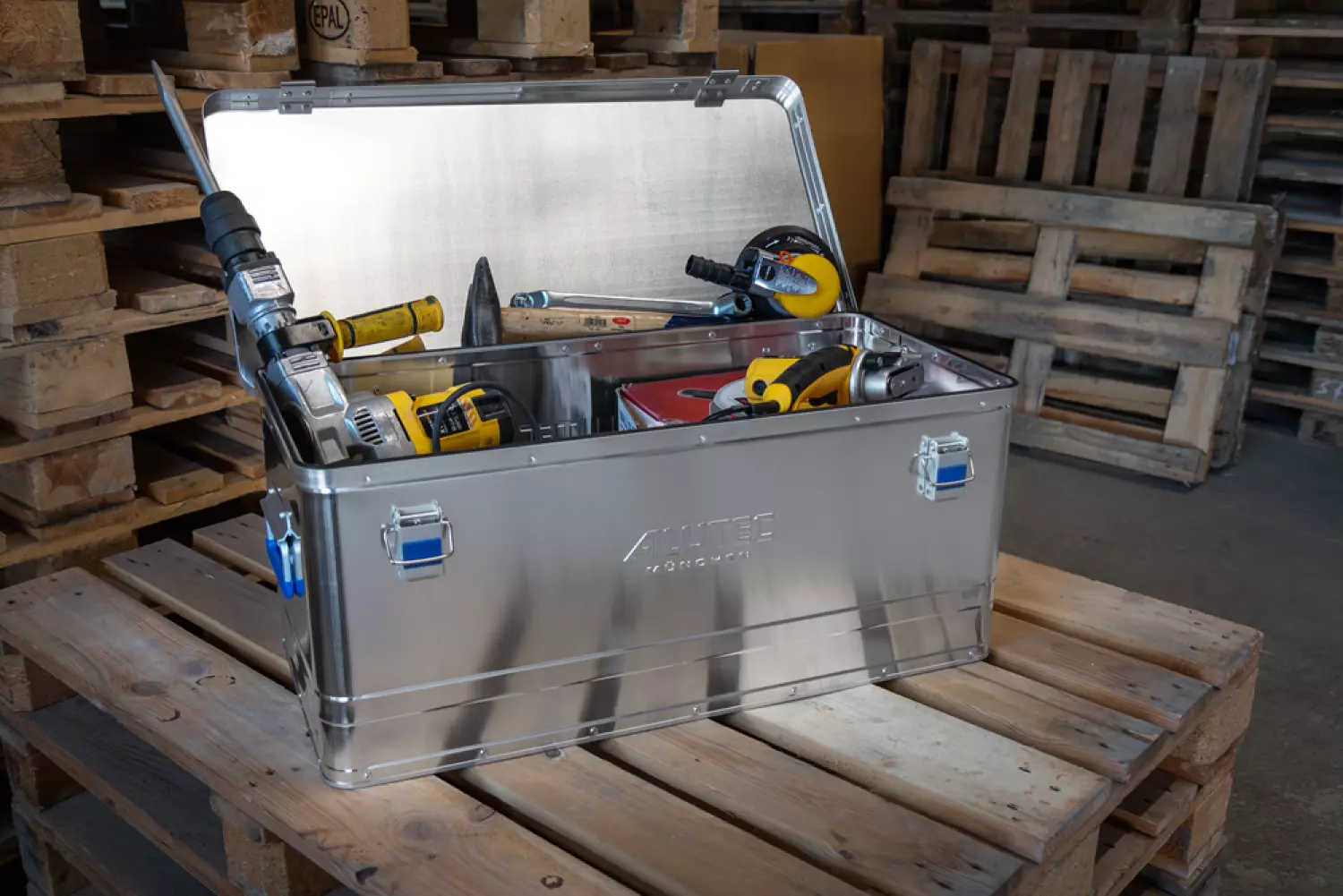 Alutec ALU10080 Caisse en aluminium - 38 x 77,5 x 32 cm-image