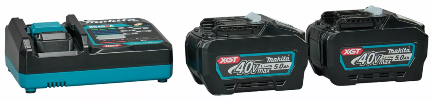 Makita Accu starterset  XGT DC40RA / 2x BL4050F-image