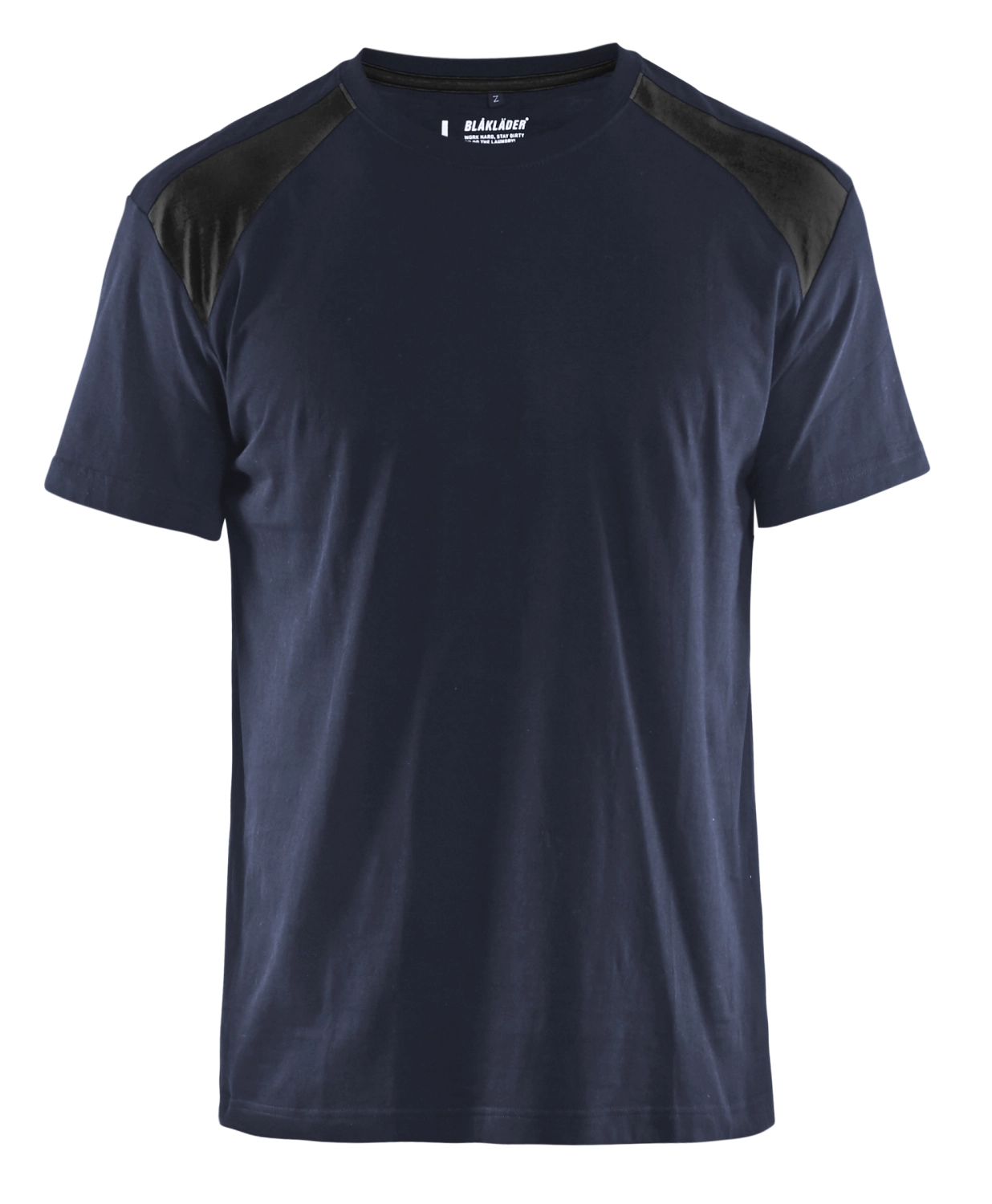 Blåkläder T-shirt bicolore - S - Marine foncé/Noir-image