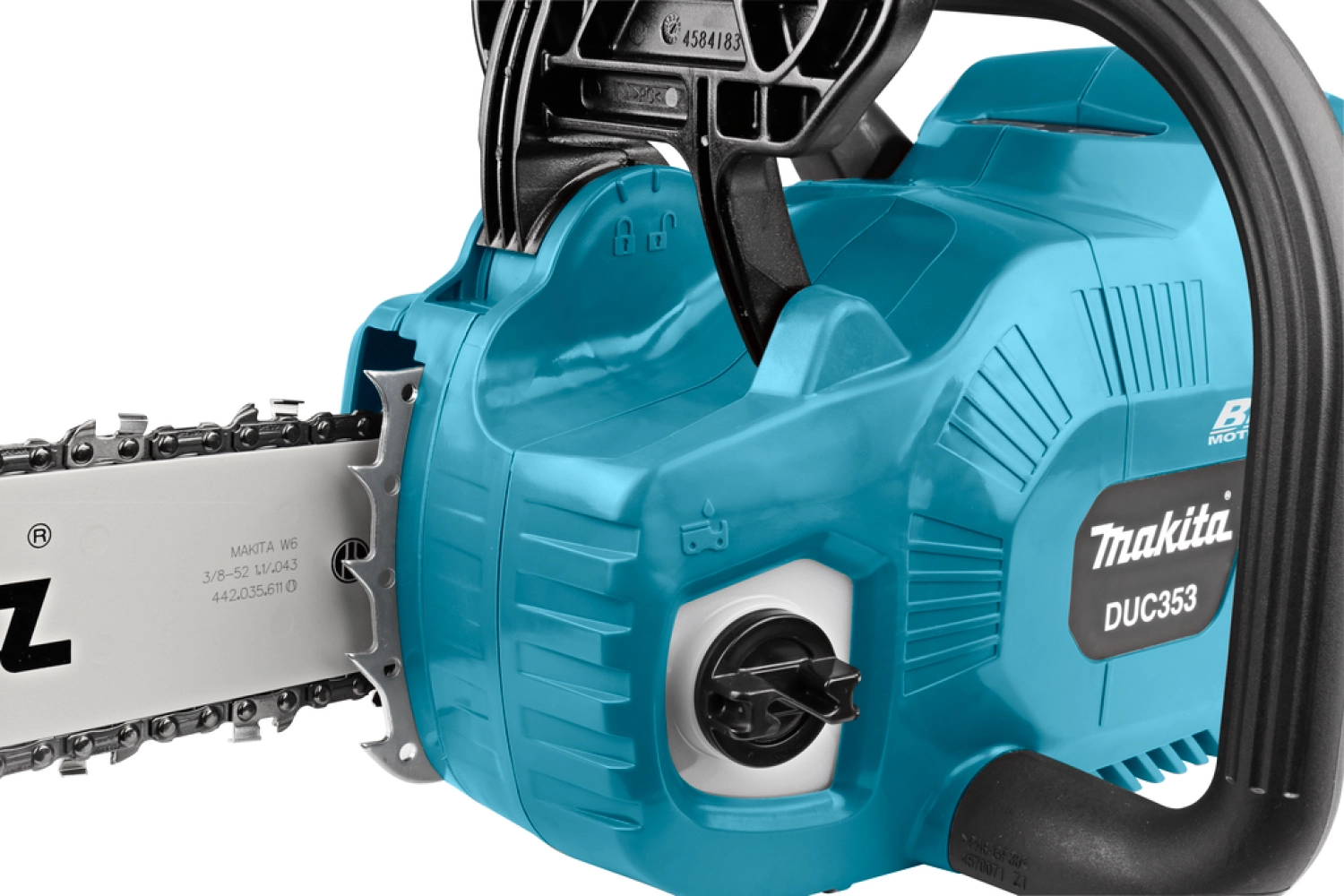 Makita DUC353PG4J 2x18V Li-Ion accu kettingzaag set (4x 6,0Ah) incl. Mbox - 35cm - koolborstelloos-image