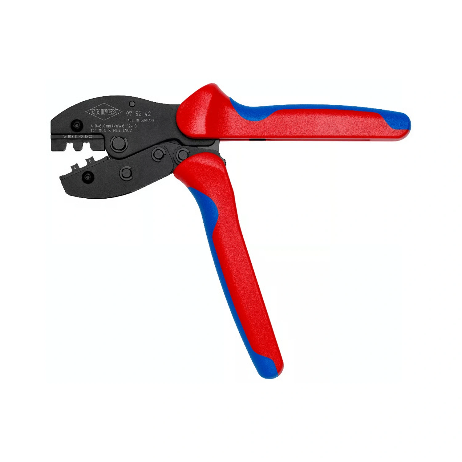 Knipex 97 52 42 6 Krimptang PreciForce voor MC4 / MC4 EVO 2 connectoren - 220mm - 6 mm²
