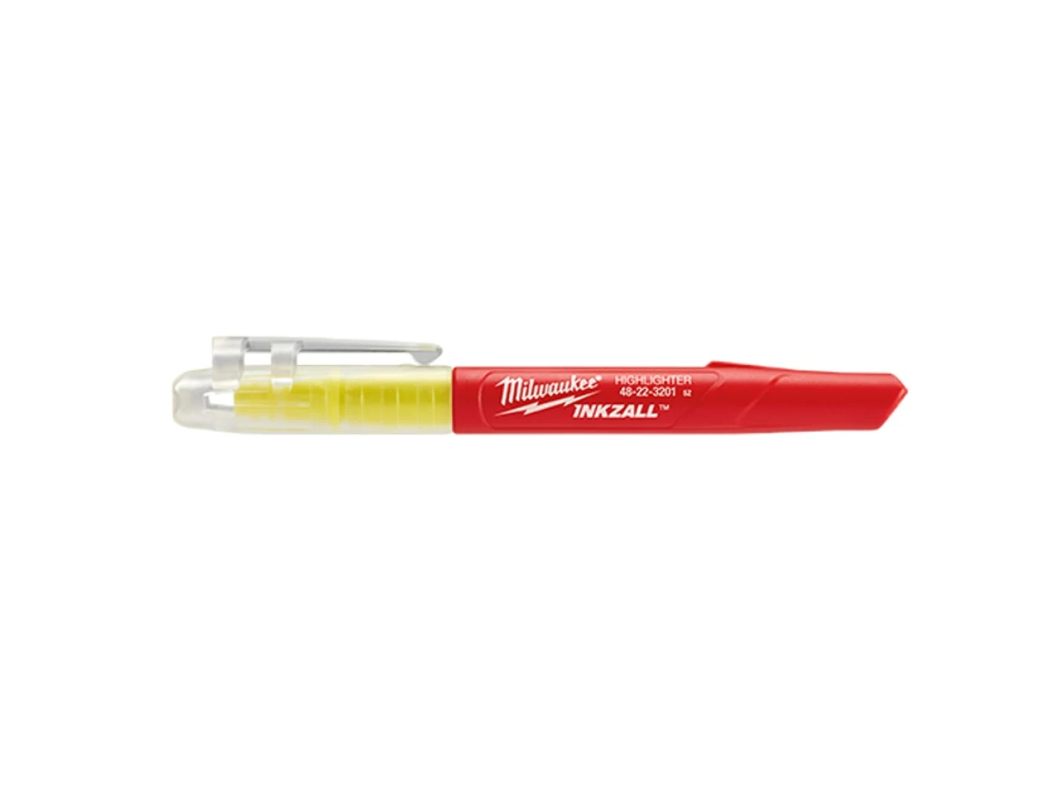 Milwaukee 48223201 INKZALL Marker - Beitel - Fluo Geel (5st)