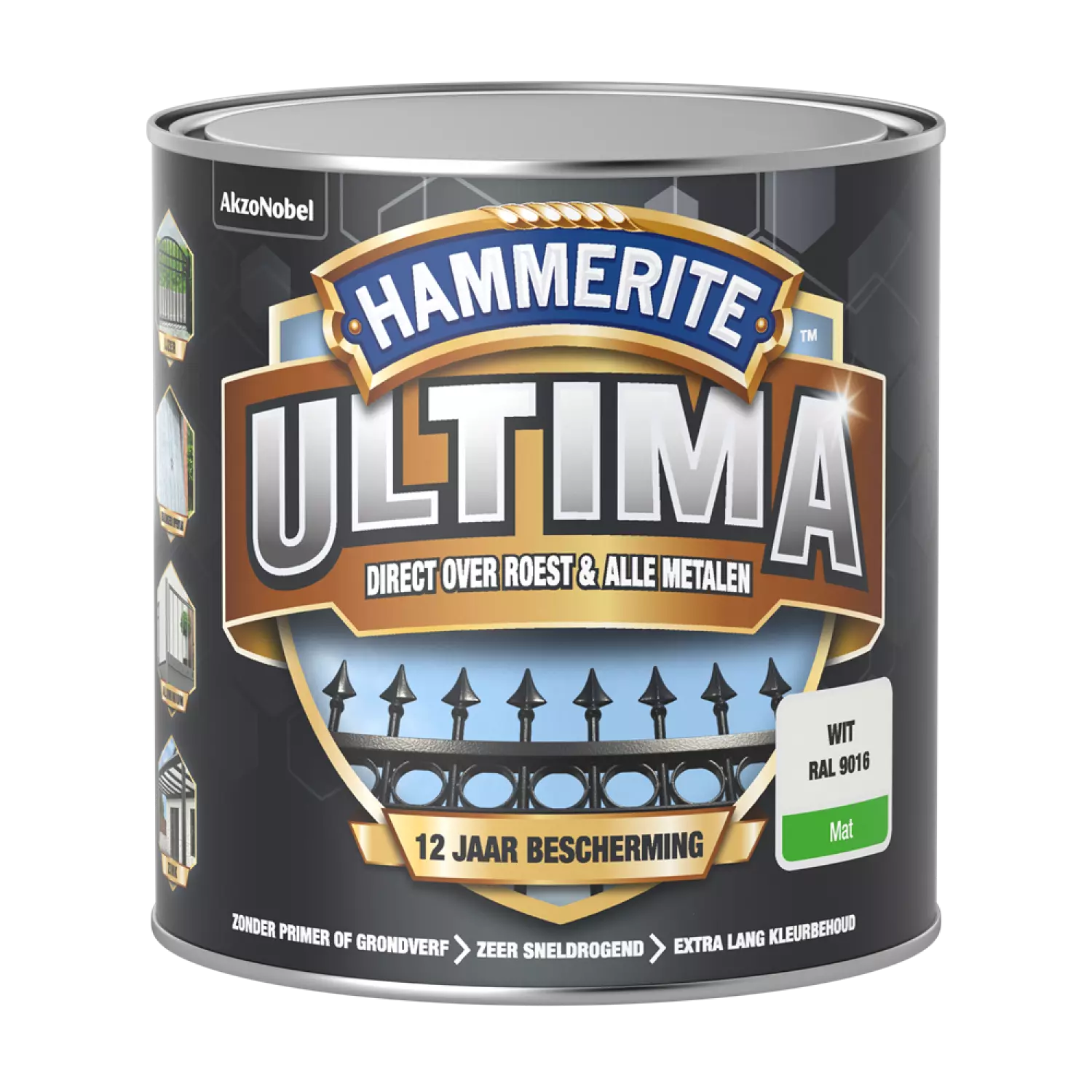 Hammerite Ultima Mat - Verkeerswit - 250ml-image