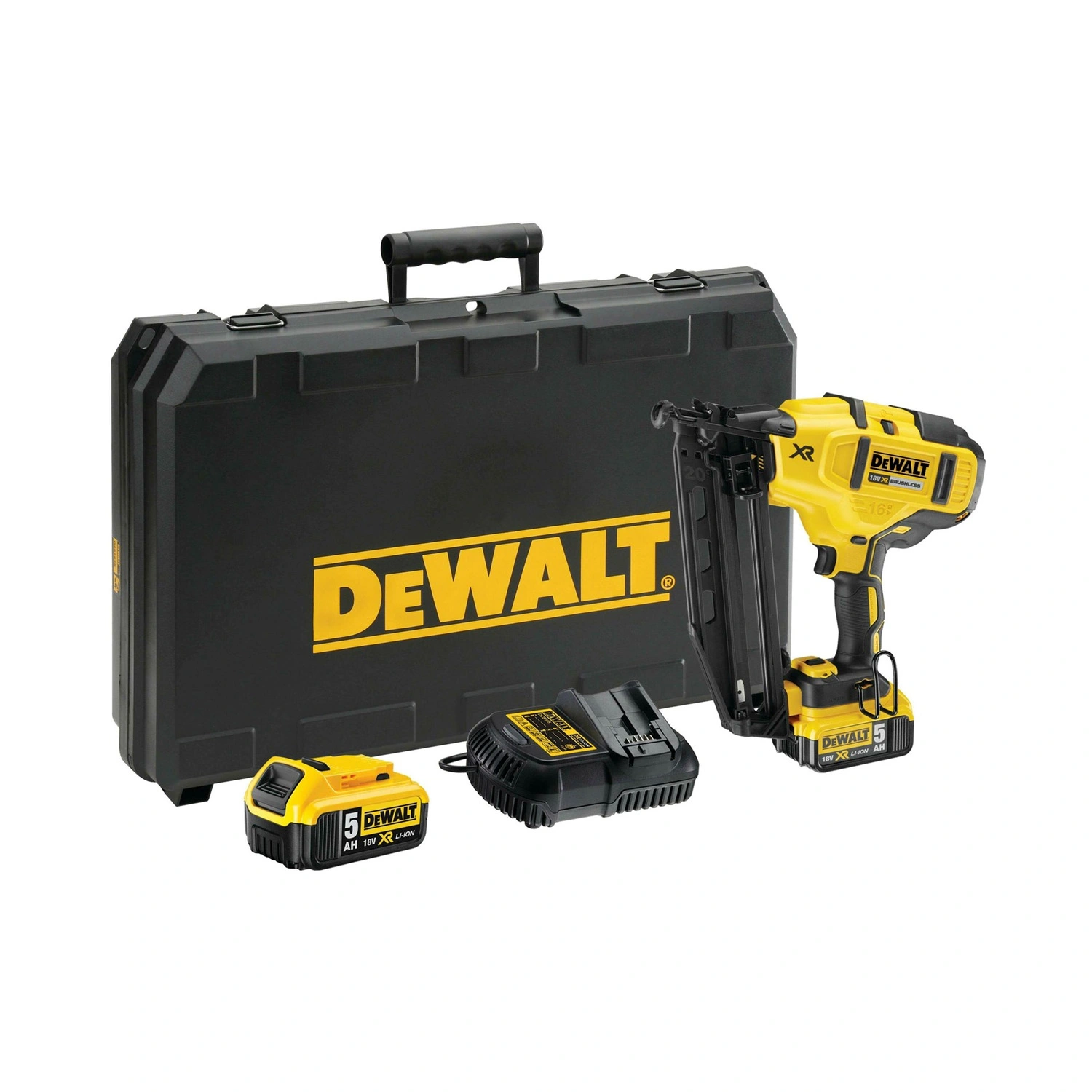 DeWALT DCN930P2 18V Li-ion Set Cloueuse sans fil (2x 5.0Ah batterie) en Tstak - 50-90mm - 2-Speed