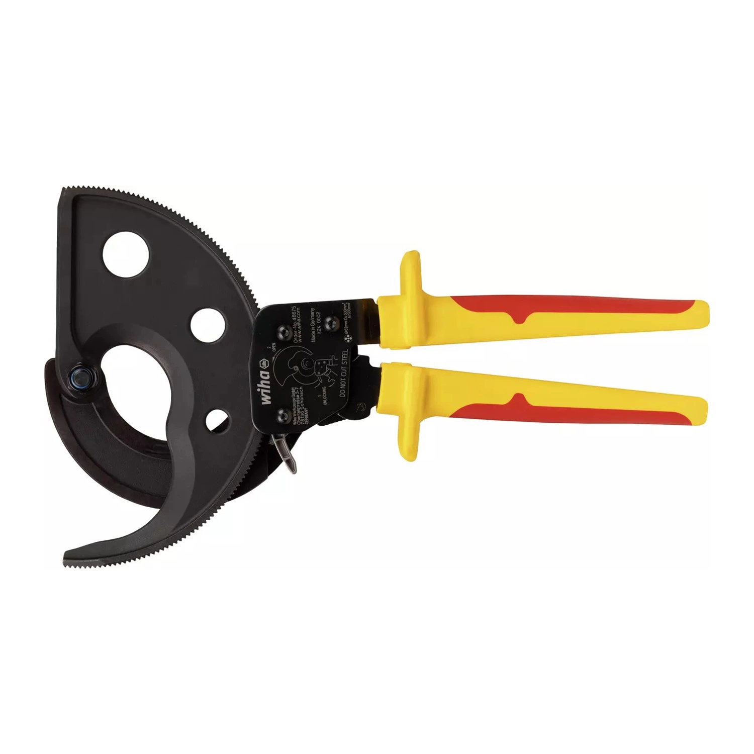 Wiha 46674 Kabelschaar electric met ratelprincipe - 275mm - tot 300mm²-image