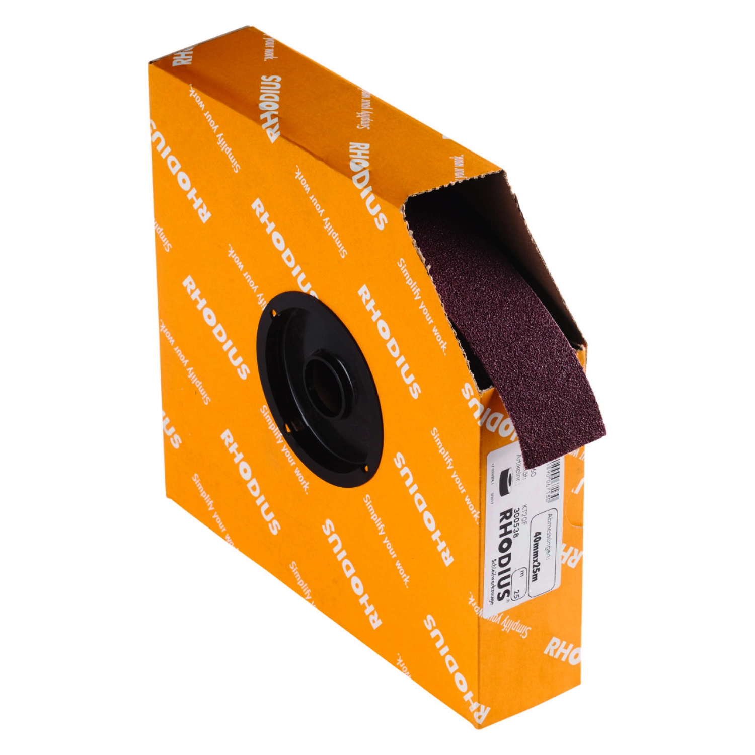 Rhodius 300538 PROline ll SPBR Rouleau de ponçage - K60 - 40mm x 25m-image