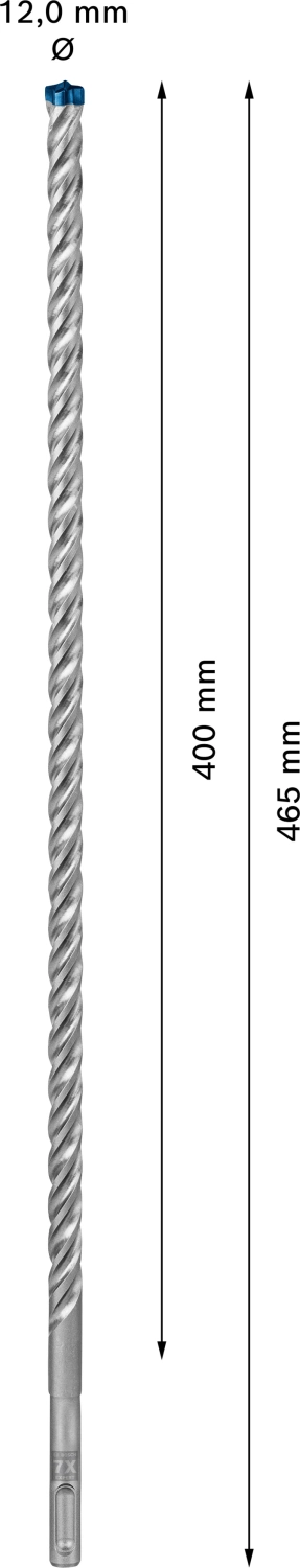 Bosch 2608900113 EXPERT Foret SDS Plus-7X - 12x400x465mm-image