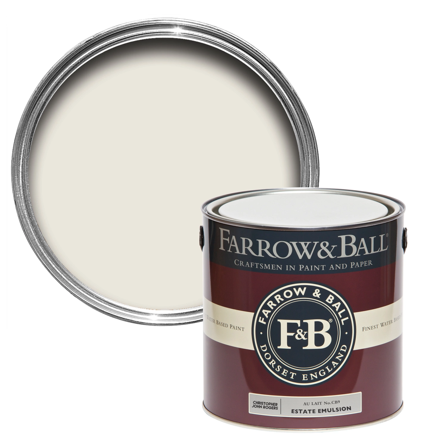 Farrow & Ball Dead flat Au Lait CB9 0,75L-image