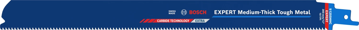 Bosch EXPERT S1255HHC Medium-Thick Tough reciprozaagblad  - 250mm - metaal (10st)