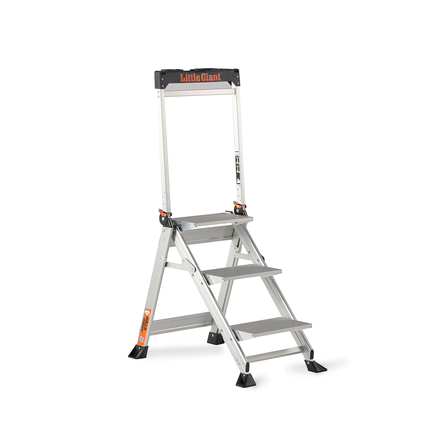 Altrex Jumbo Step 3 marches - Simple - Aluminium - 3 marches - avec barre d'appui - hauteur de travail max. 2,66 m-image