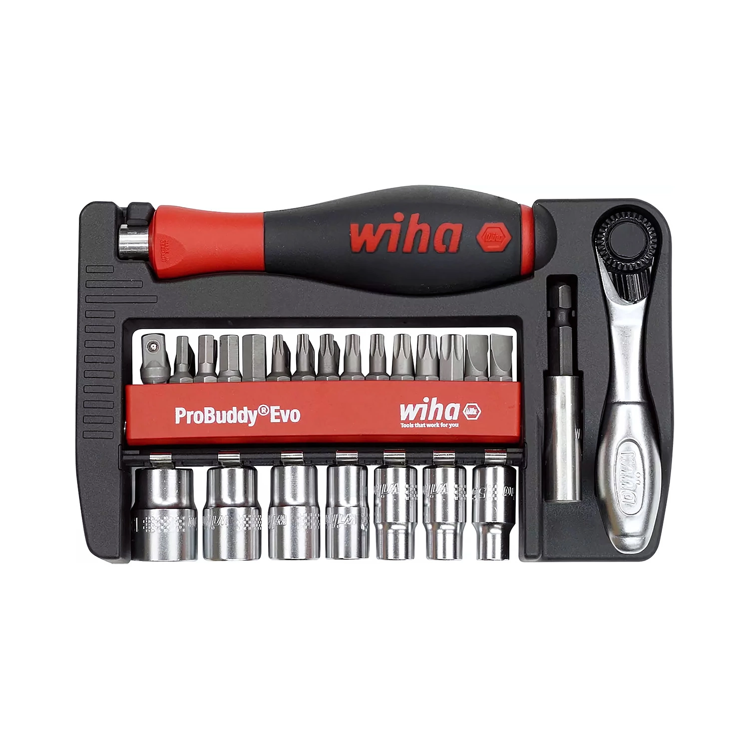 Wiha ProBuddy Evo 46960 Gereedschapset - in bitbox - 40-delig-image