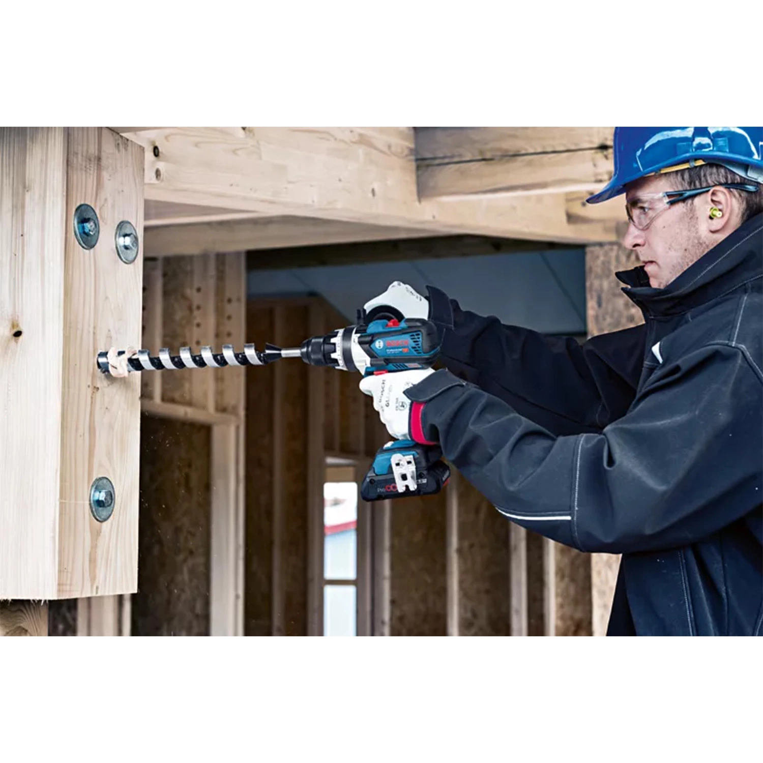 Bosch GSR18V-110 Jeu de visseuses sans fil Li-ion 18V (batterie 3x 4Ah) en L-Boxx - 110Nm-image
