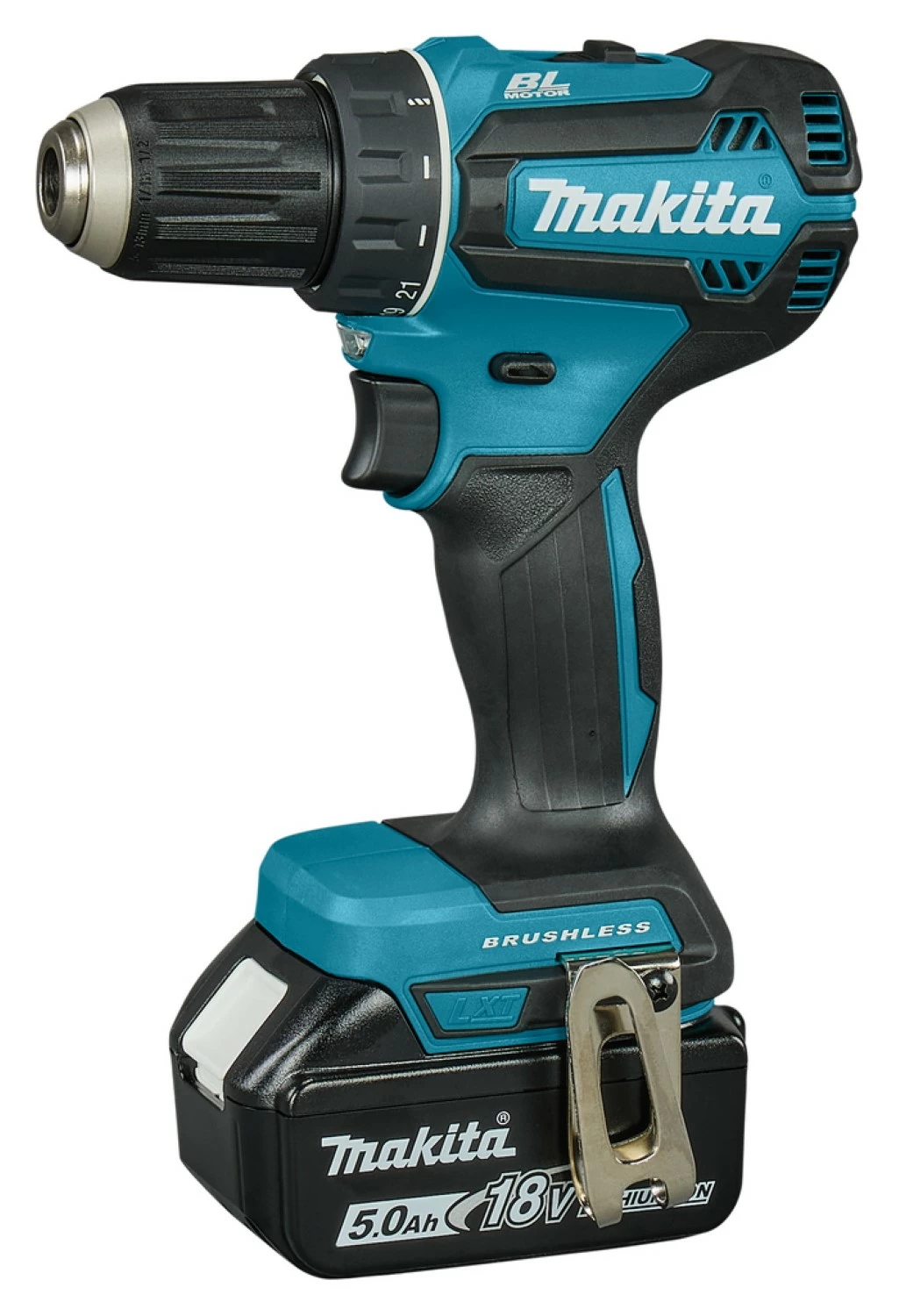 Makita DDF485RTJ3 Perceuse visseuse sans-fil - 18V Li-ion - 3 batteries 5,0 ah - MAKPAC - Brushless - 50 Nm-image
