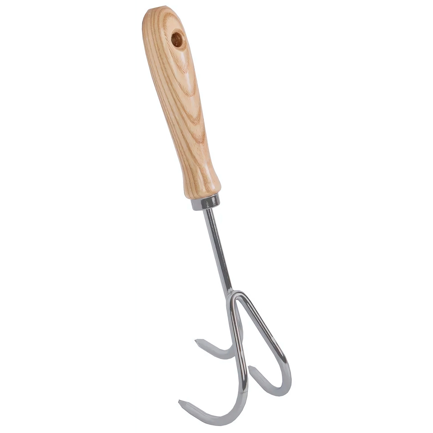 Talen Tools G75 Handkrabbertje - 3 tanden - Verzinkt staal - Essenhouten handvat