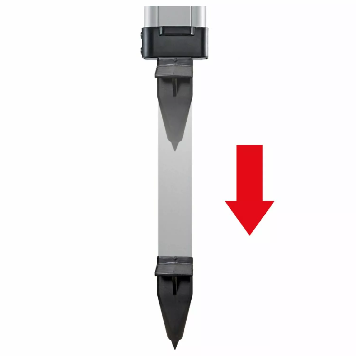 Laserliner Alu-licht-statief Aluminium statief met gefreesd steunvlak - 5/8" - 95-165cm-image