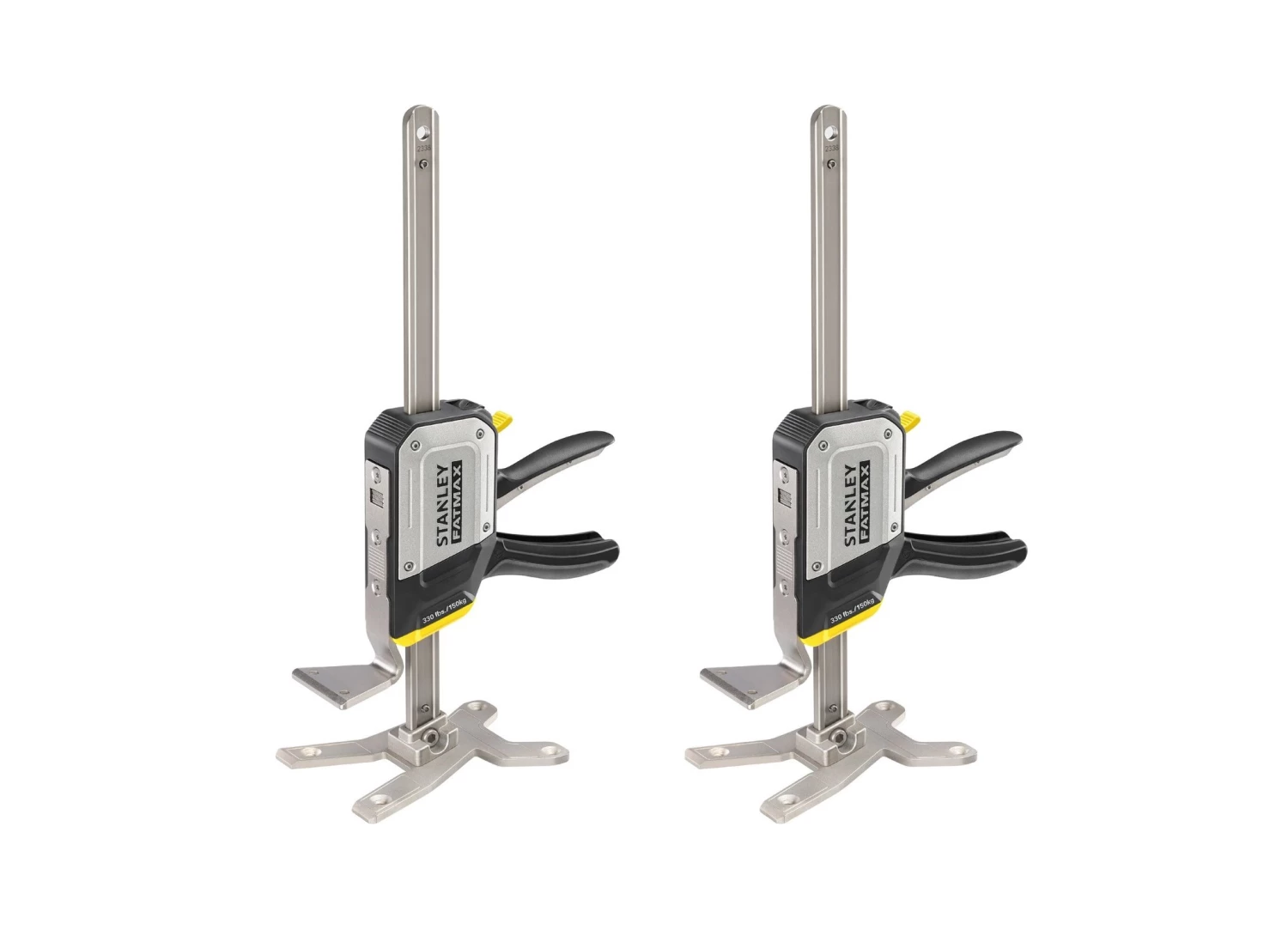 Stanley FMHT83552-1 FATMAX TradeLift Aide au montage - capacité de levage jusqu'à 150kg - 7-220mm - 2 pièces