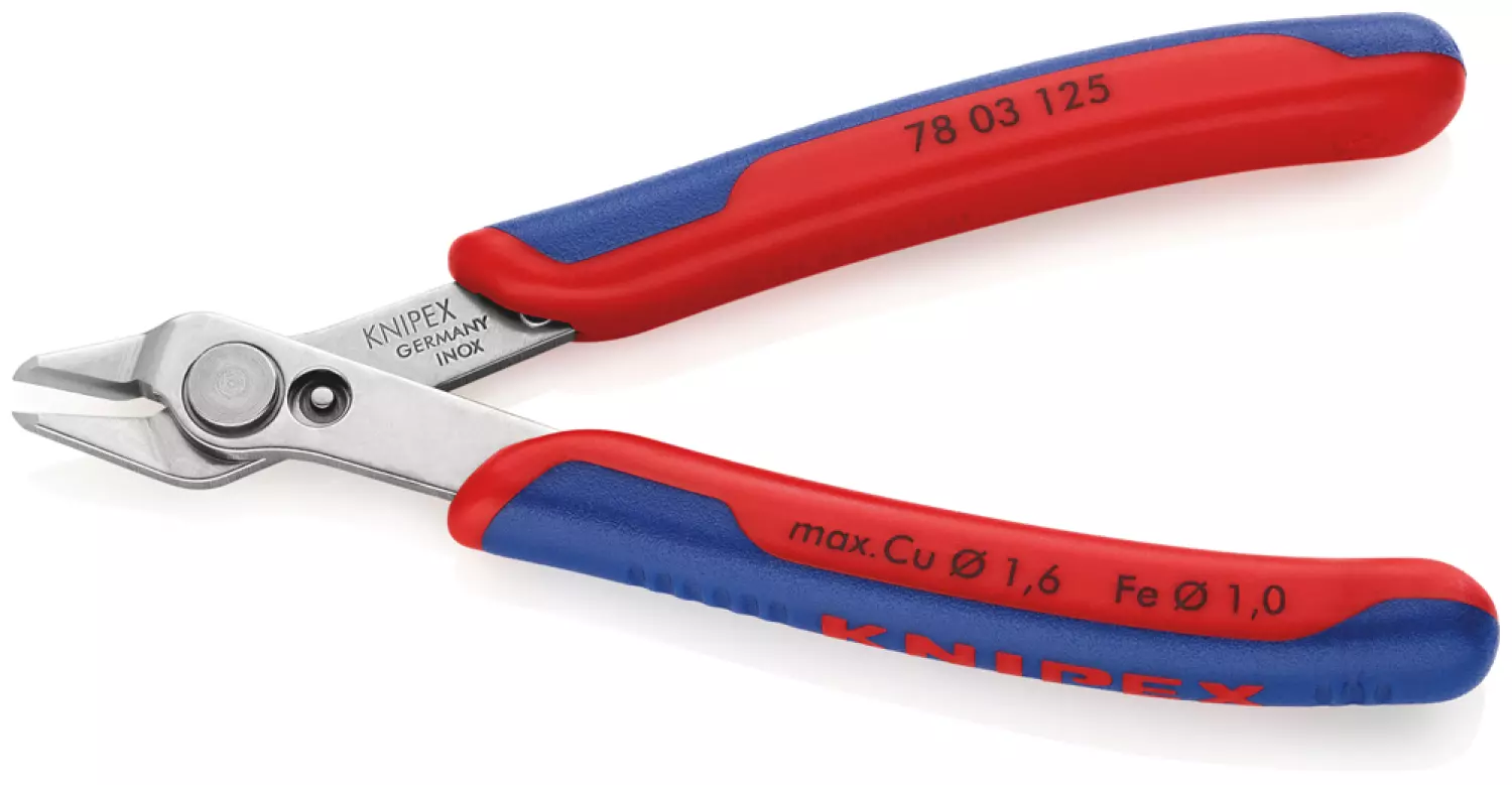 Knipex 7803125 Super-Knips Precisie Zijsnijtang - Elektronica - 125mm-image