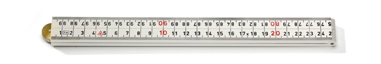 Hultafors G59-1-4-12 Timmermansduimstok - ABS - Wit - 1m-image