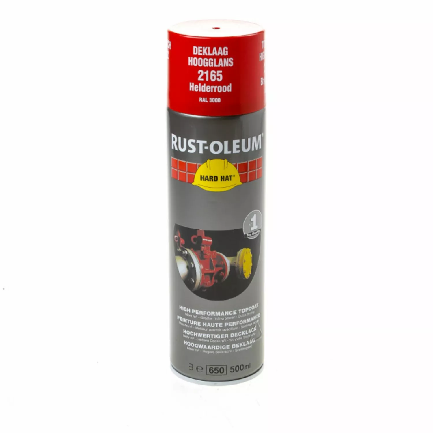 Rust-Oleum Hard Hat 2165 - RAL 3000 vuur Rouge - 0,5L-image
