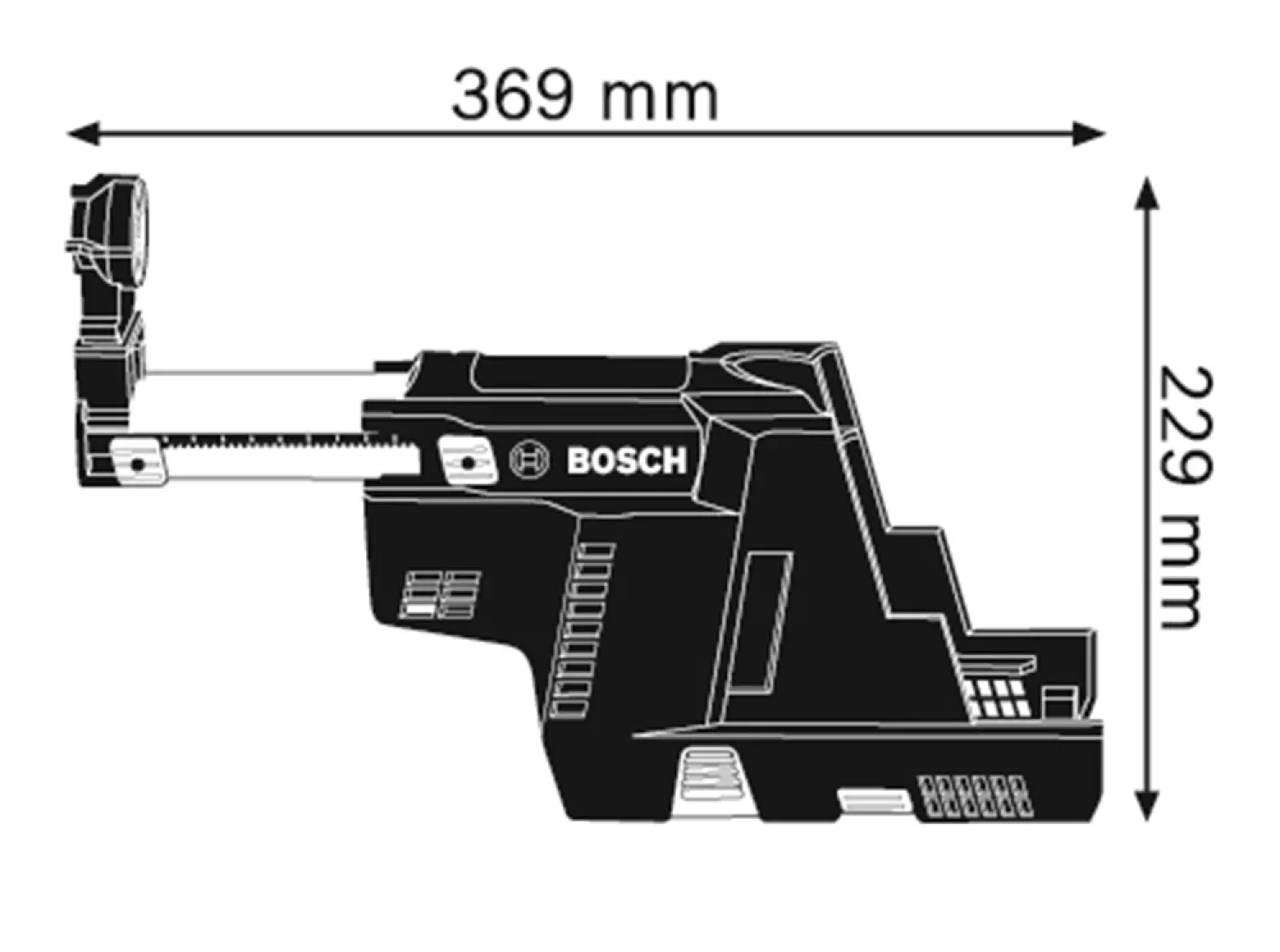 Bosch GDE 18V-16 afzuigset voor GBH 18V-26-image