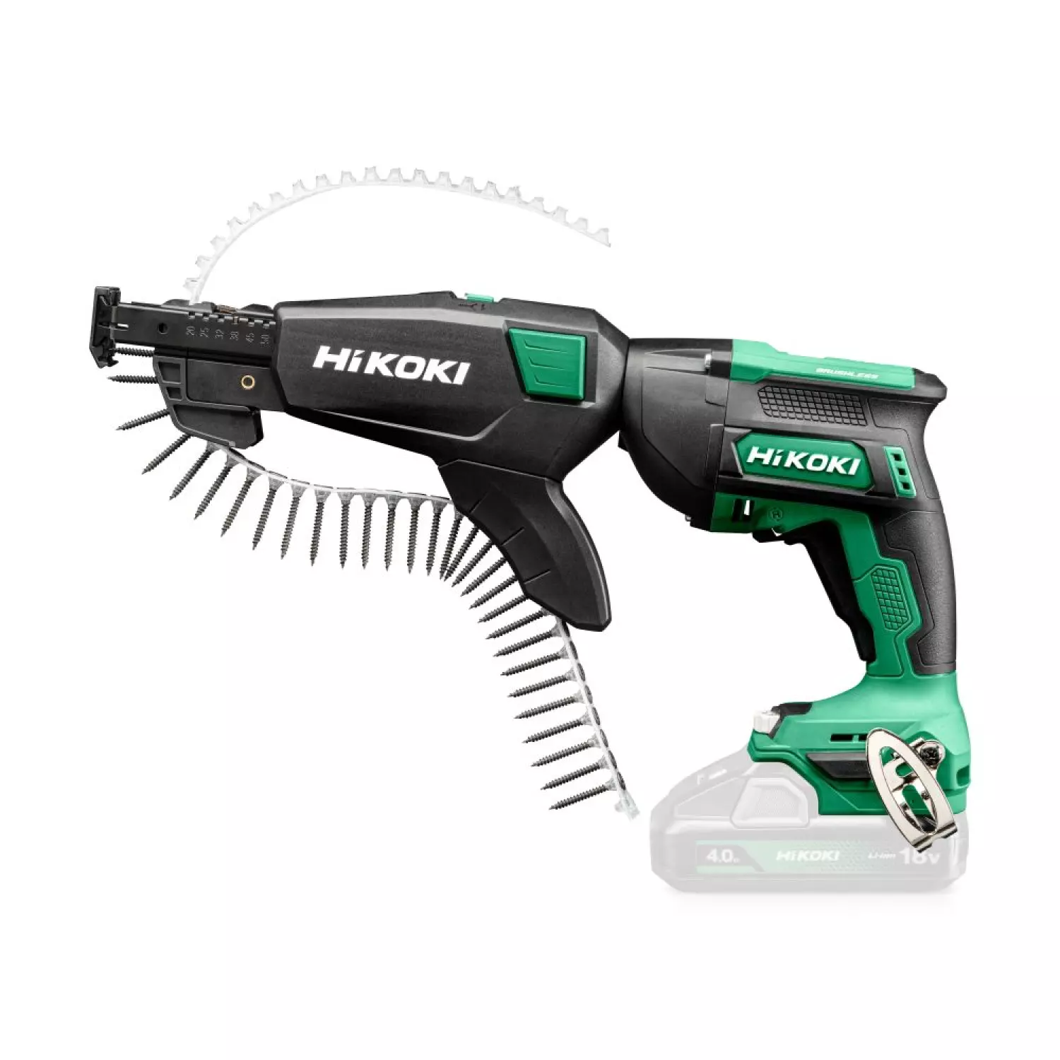 HiKOKI W18DBW3Z 18V Tournevis sans fil en HSC III avec chargeur automatique de vis-image