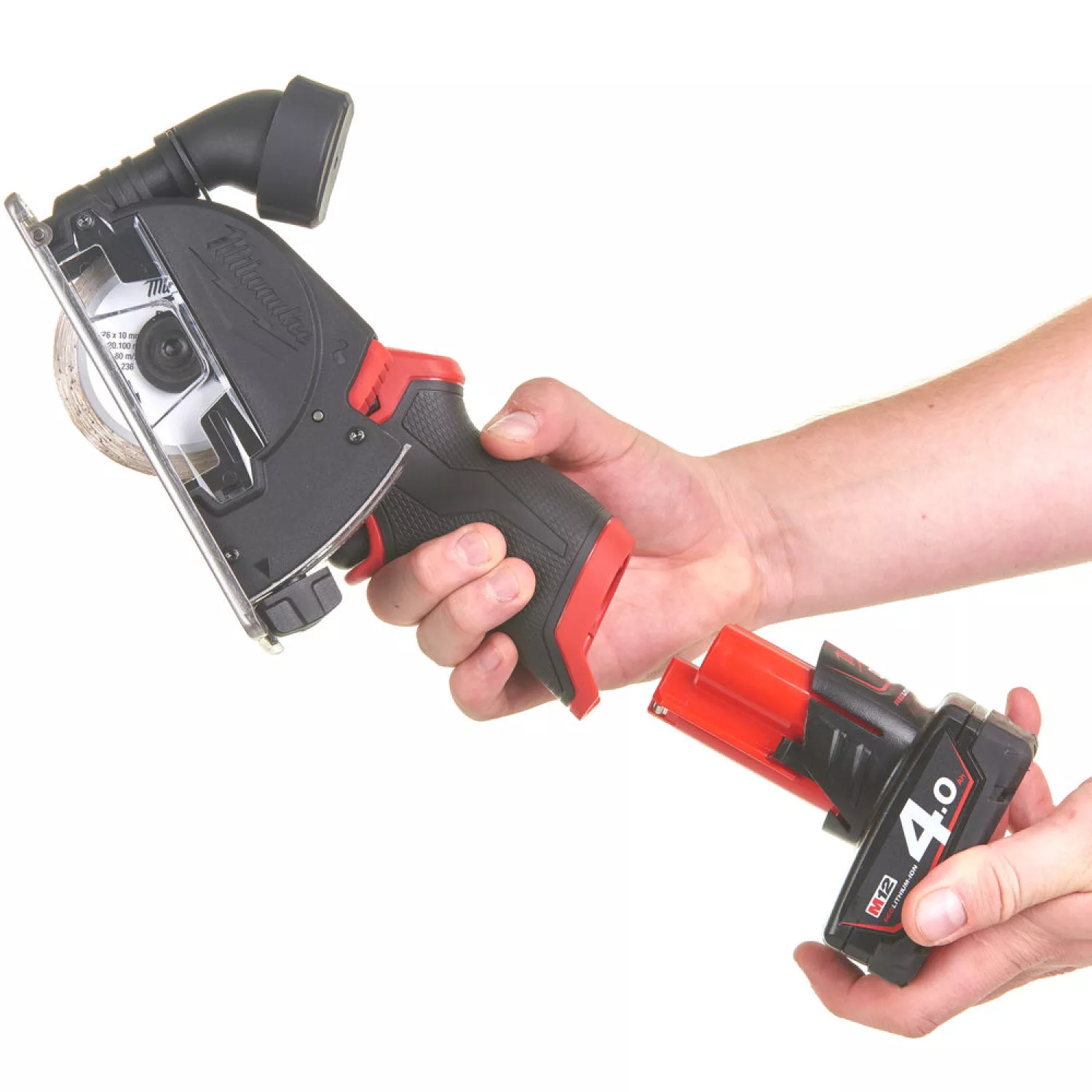 Milwaukee M12 FCOT-422X - Set meuleuse d'angle Li-Ion 12V dans HD Box (1x batterie 2 Ah) - brushless - 10 x 76mm-image