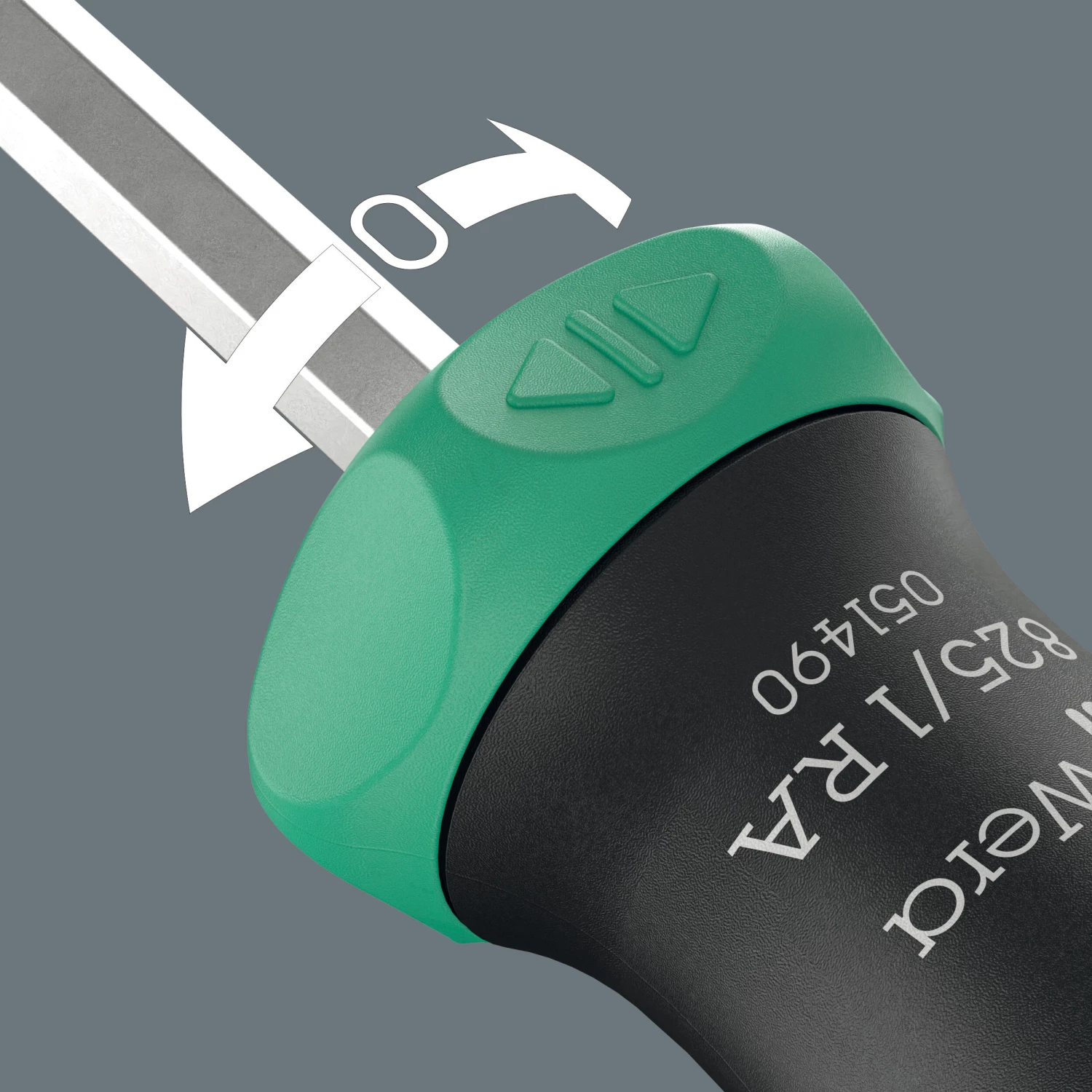 Wera 05051518001 Kraftform Kompakt 27 RA 2 tournevis à embout interchangeable - 6 en 1 multi-embouts - avec fonction cliquet-image