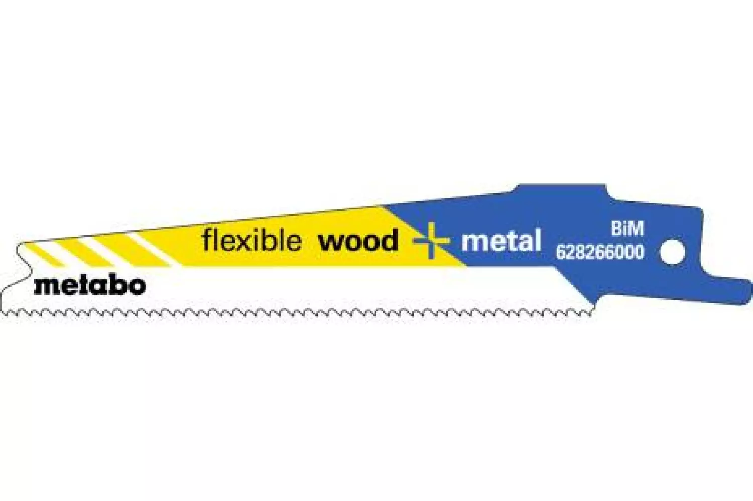 Metabo 628266000 lame de scie réciproque - 100 x 14-18tpi - bois / métal (5e)-image