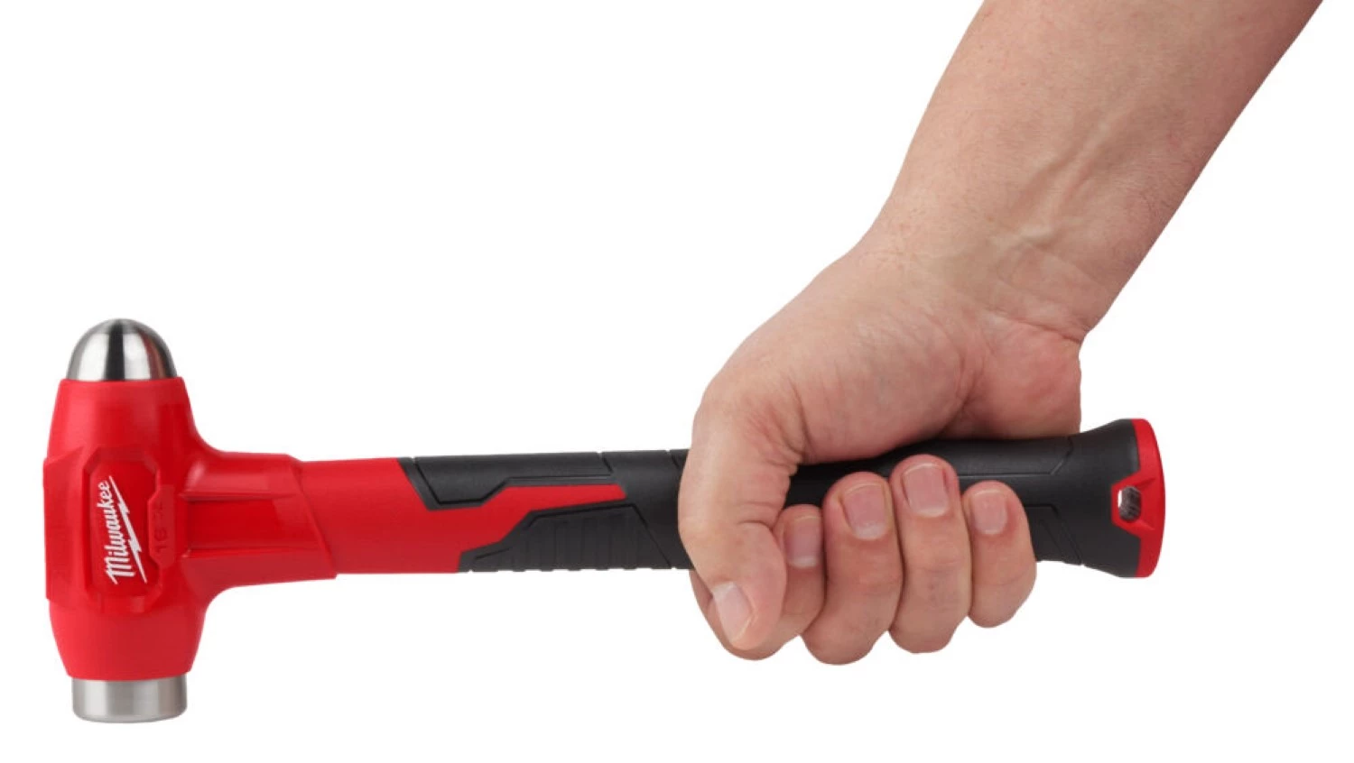 Milwaukee 4932492348 marteau à percussion à bille sans recul - manche en fibre de verre - 450 grammes-image