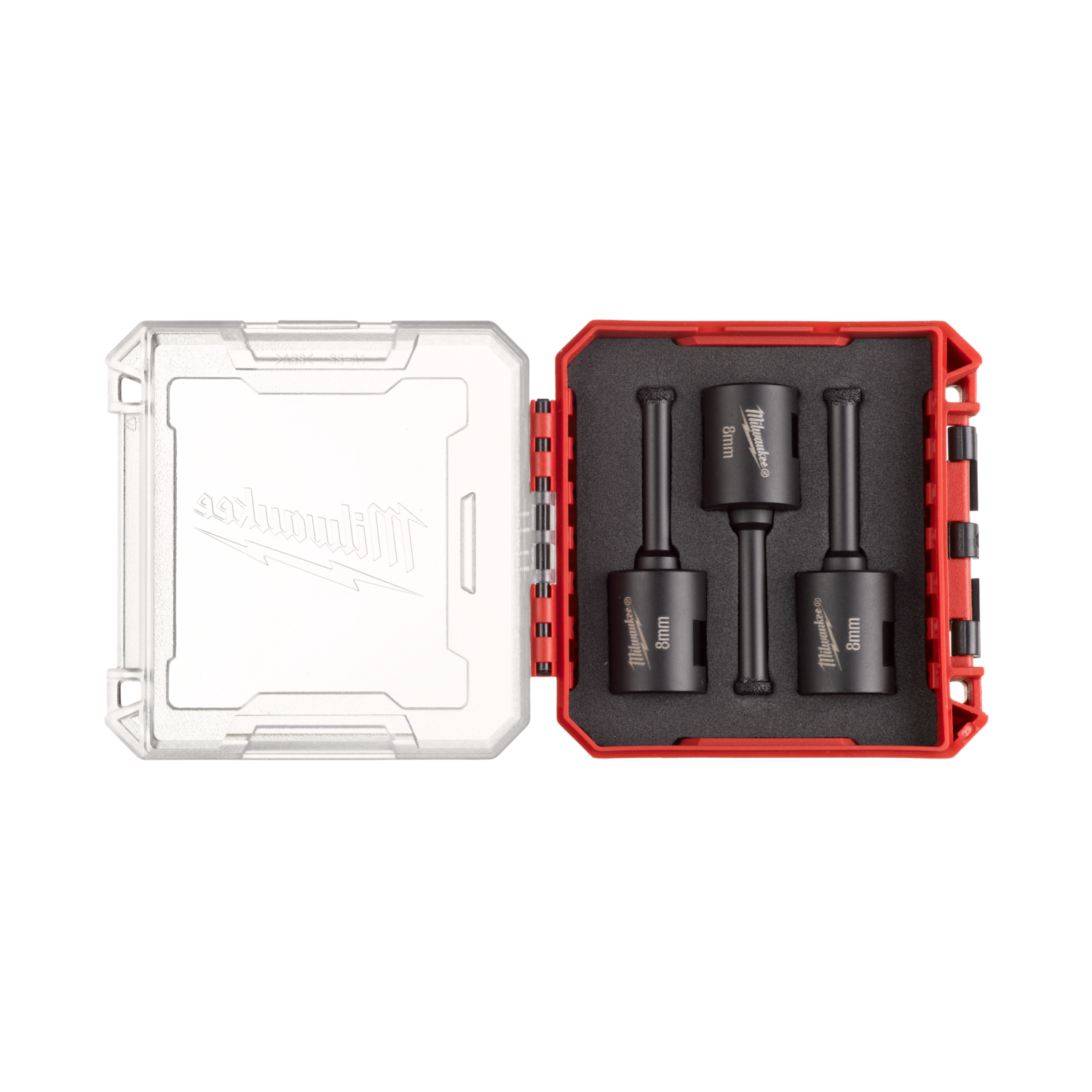 Milwaukee 4932500546 Jeu de 3 forets diamantés pour perçage à sec - M14 - 8 mm dans Packout-image