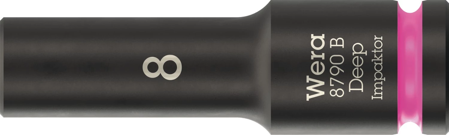 Wera 05005550001 8790 B Impaktor Deep Douille longue - 3/8« - hexagonale - 8 x 63 mm-image