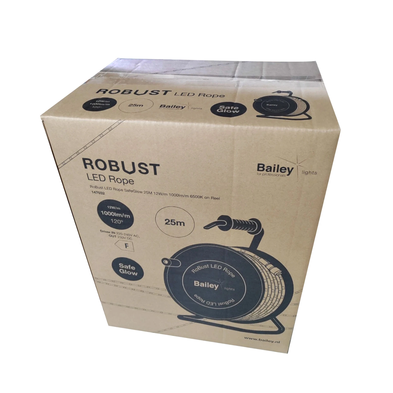 Bailey 147032 RoBust LED Rope Plus SafeGlow in haspel - IP65 - 1000lm/m - 25m-image
