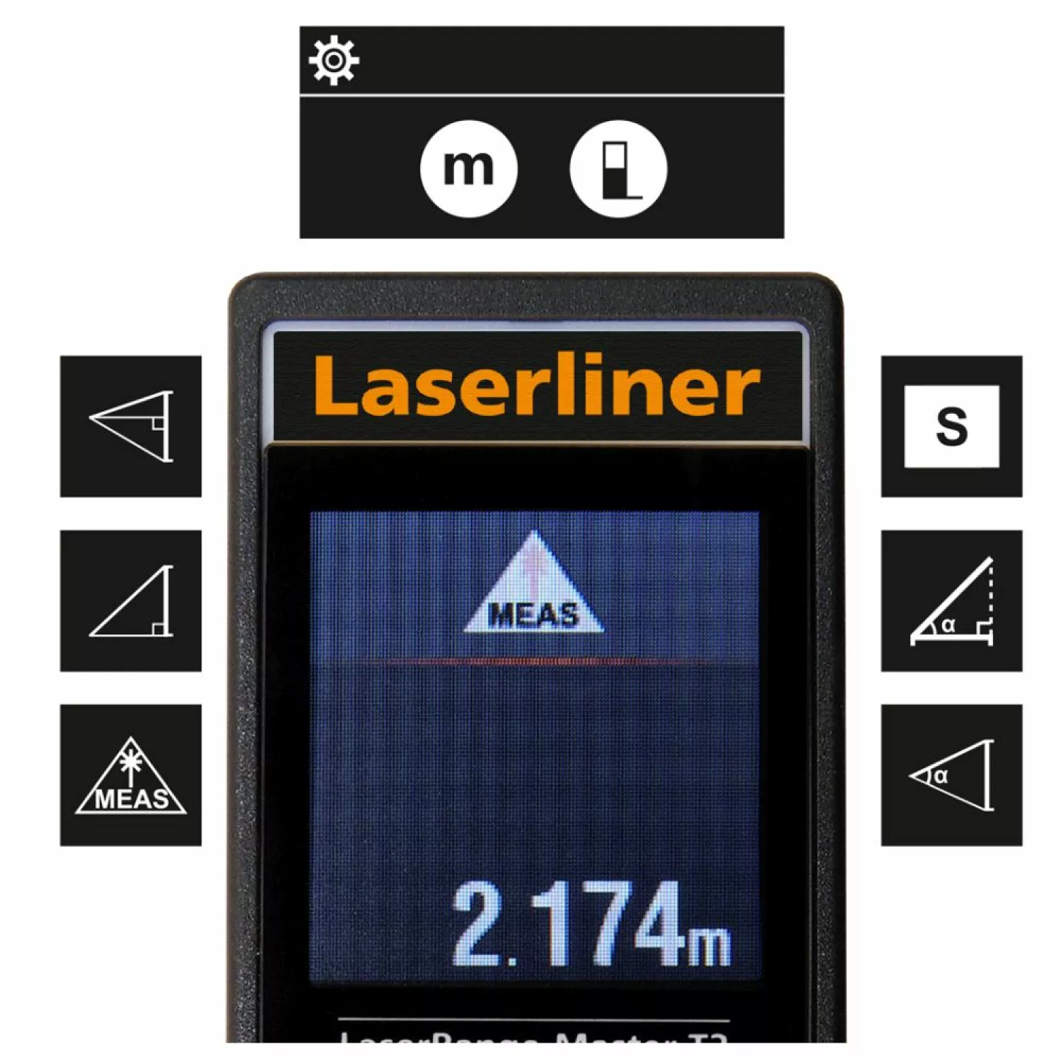 Laserliner LaserRange-Master T3 Télémètre avec fonction d'angle - 30 m-image