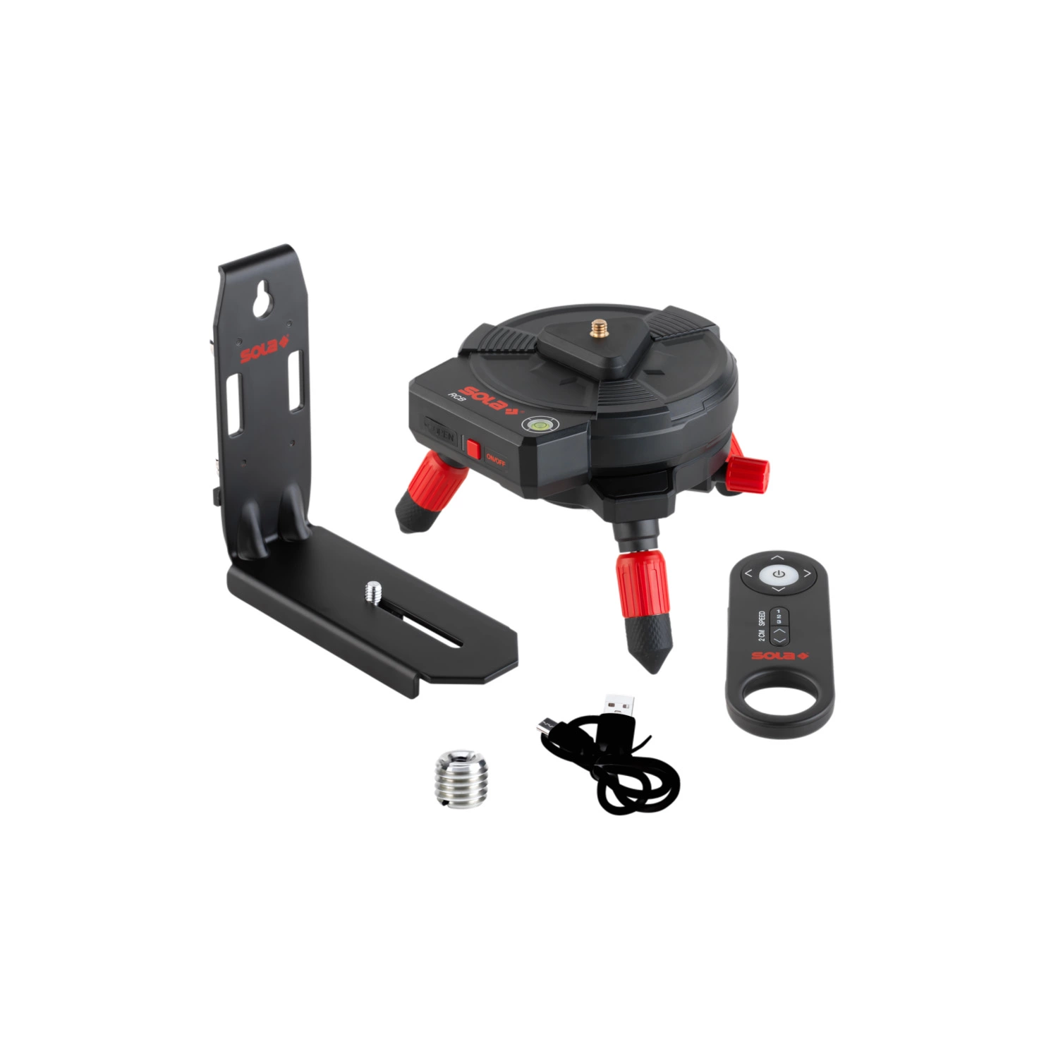 Sola RCB Autobase Set laserbasis - incl. afstandsbediening en wandhouder-image