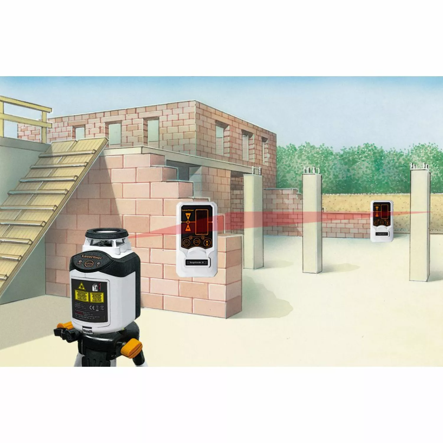 Laserliner RangeXtender 30 Mag Récepteur laser - 30 m-image