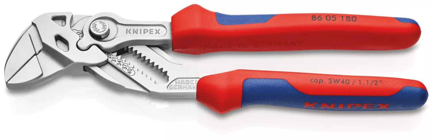 Knipex 86 05 180 - Pince-clé Pince et clé deux en un-image